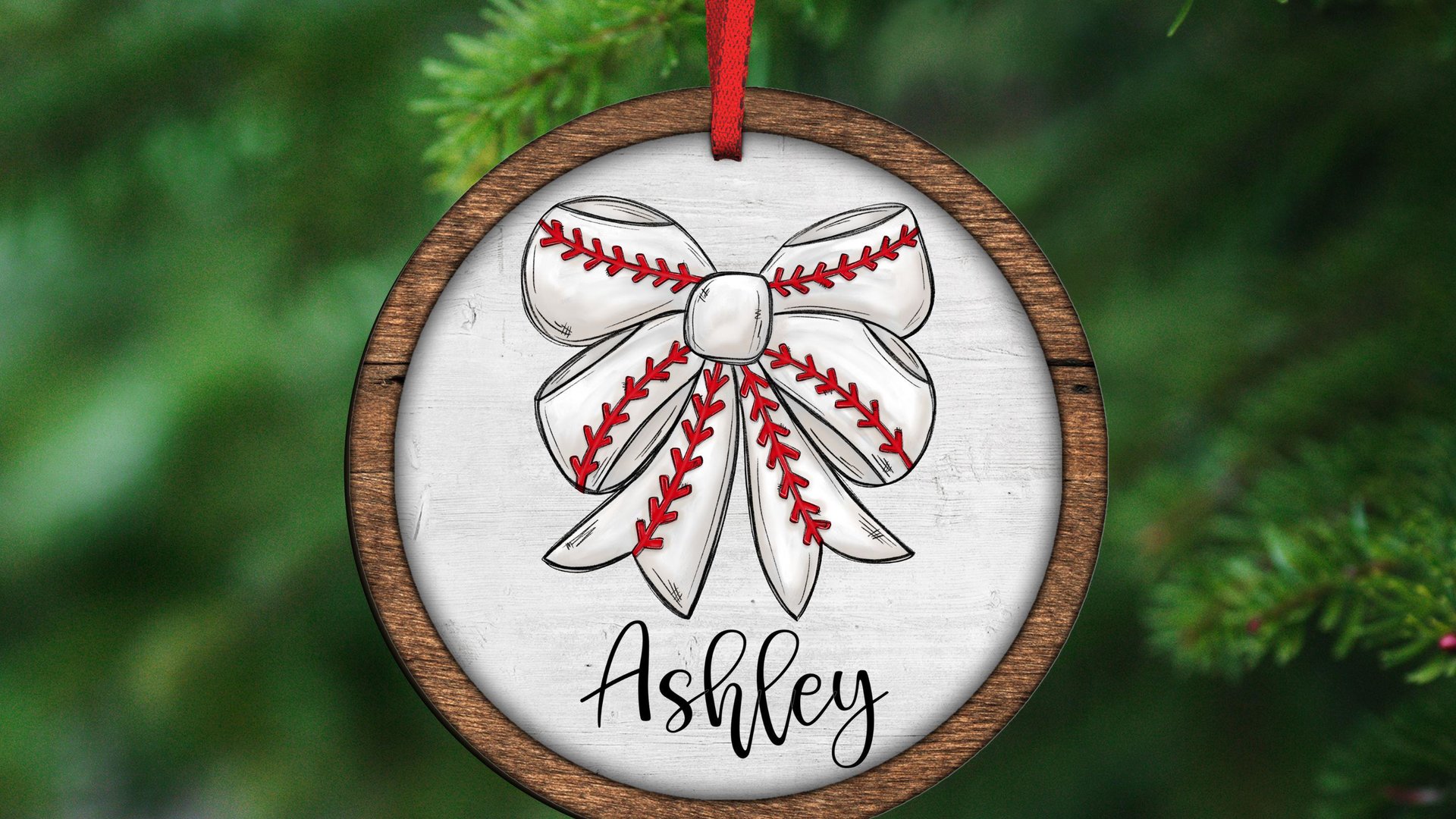 personalized baseball coquette kitchen towels with name, girly baseball bathroom decor, baseball mom gifts, baseball sister rally towel