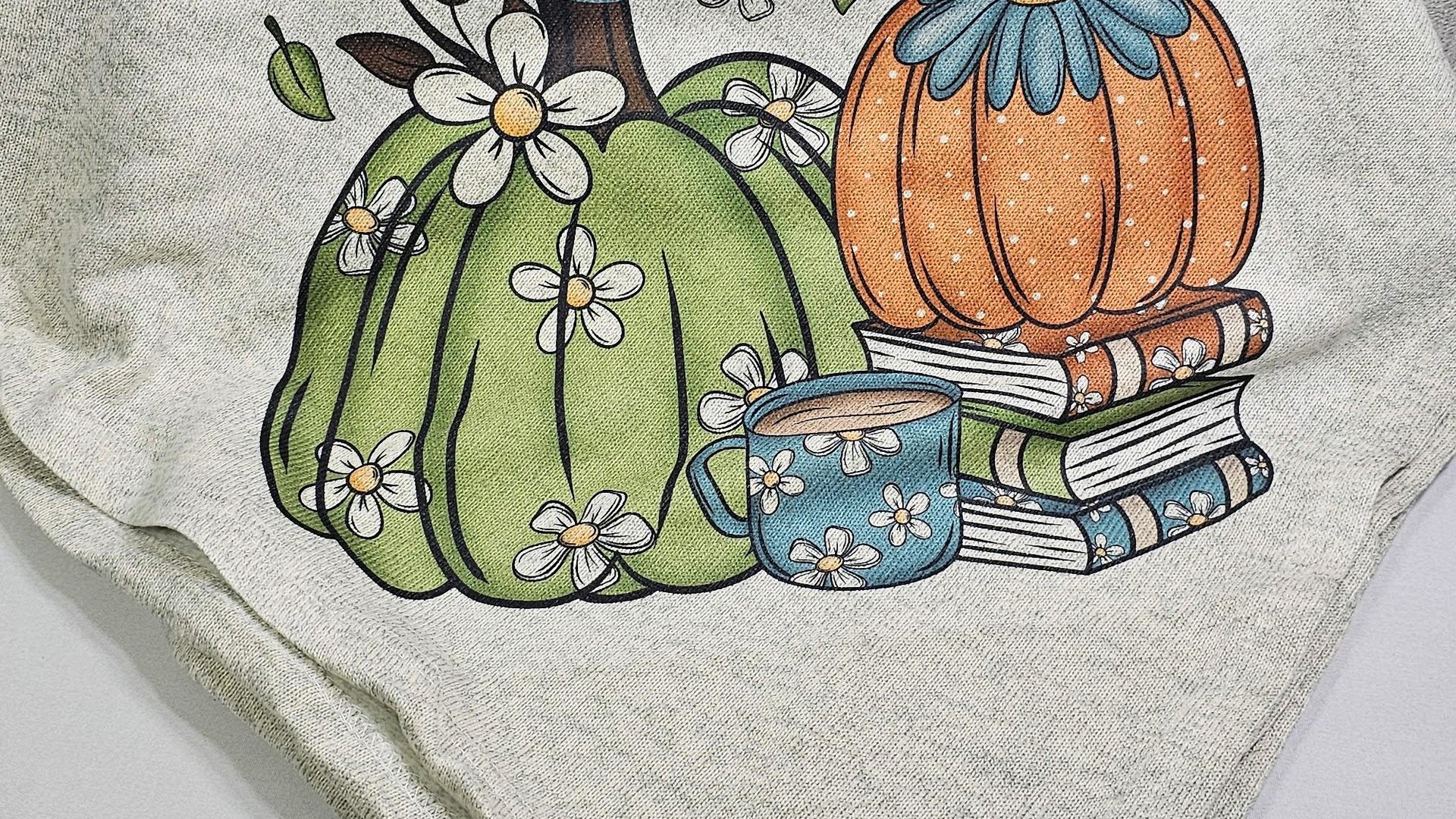 cozy vibes snuggle blanket, cute pumpkin throw blanket for bed, book lover gift for women, cozy gifts for her, fall decor for home, sage