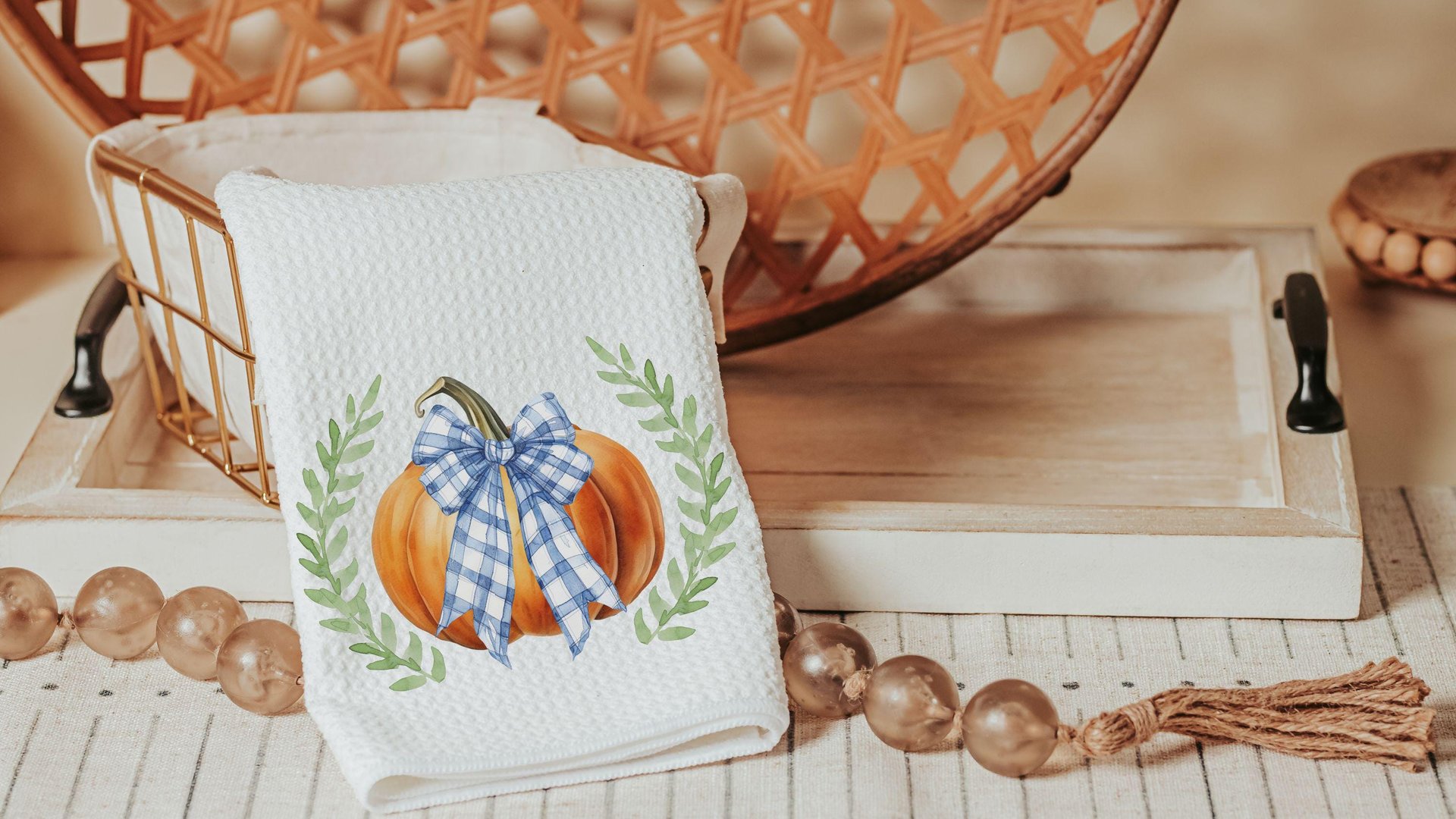 rustic pumpkin lumbar pillow for bed, Thanksgiving hostess gifts for women, farmhouse pumpkin decor for home, October birthday gifts for her