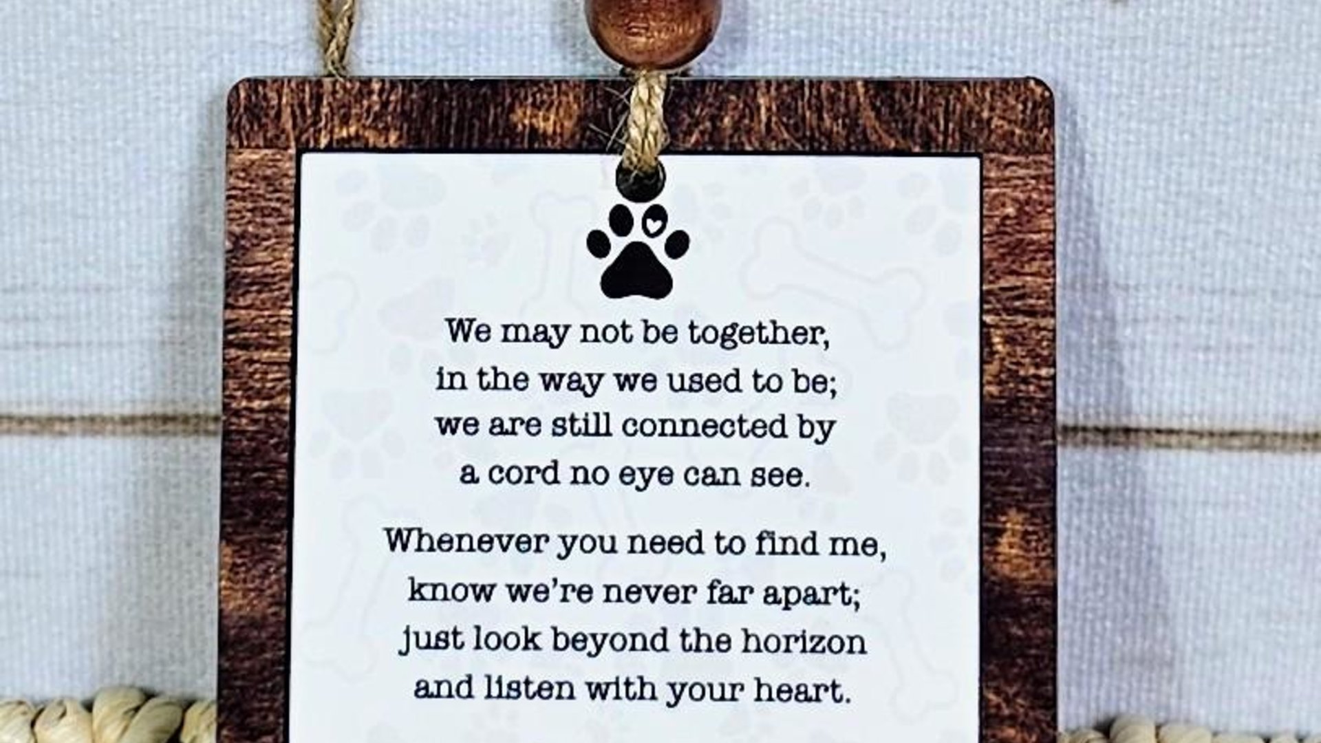 personalized in memory of dog ornament memorial gift for dog lover, sympathy gifts for loss of dog ornament wood, grief gift dog remembrance