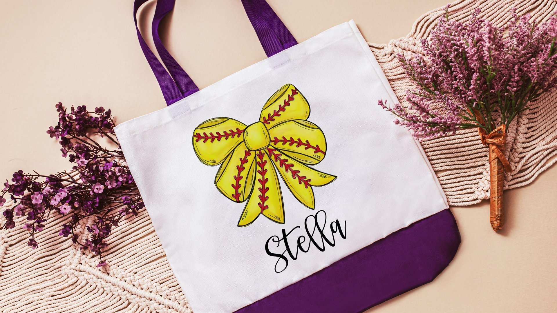 personalized softball coquette tote bag best seller, softball mom gifts, softball coach tote bag with name, softball senior night gifts