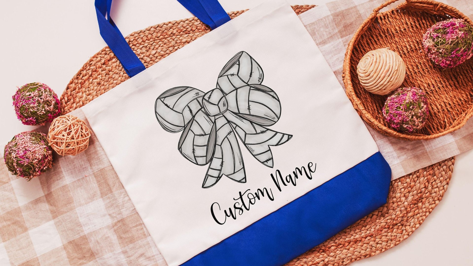 personalized volleyball tote bag with name, 2026 high school graduation gifts for daughter, 2026 volleyball senior night gifts for girls