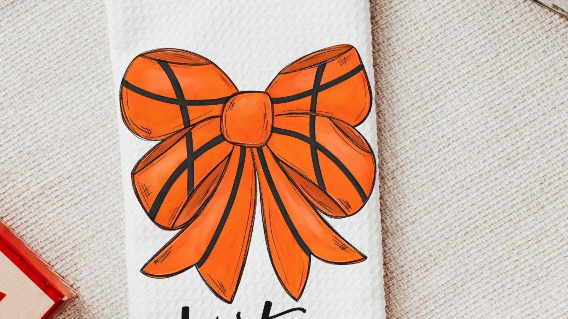 personalized girly basketball throw pillow for bed cute basketball gifts for girls, basketball coquette room decor for teens, basketball mom