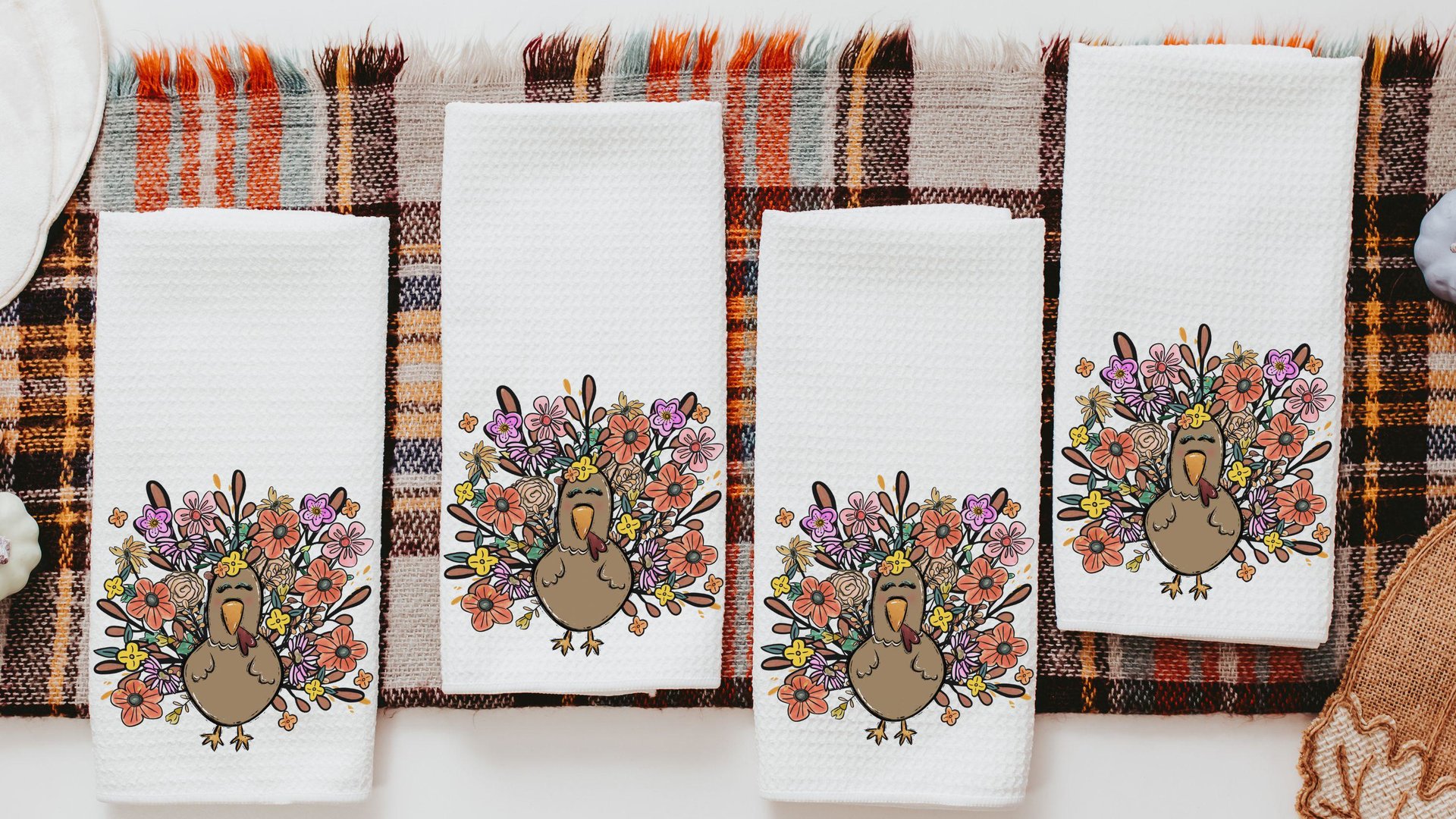 cute turkey throw pillows for fall floral accent pillows for living room, whimsical Thanksgiving decor home decor for family room, girly