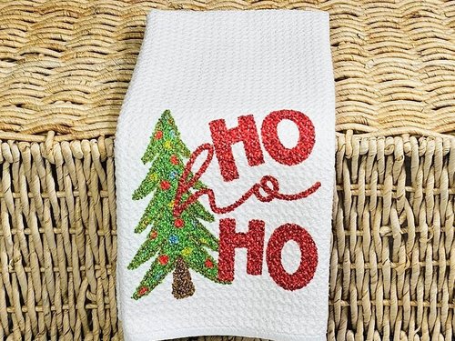 Ho Ho Ho Christmas Kitchen Towel, 16x24