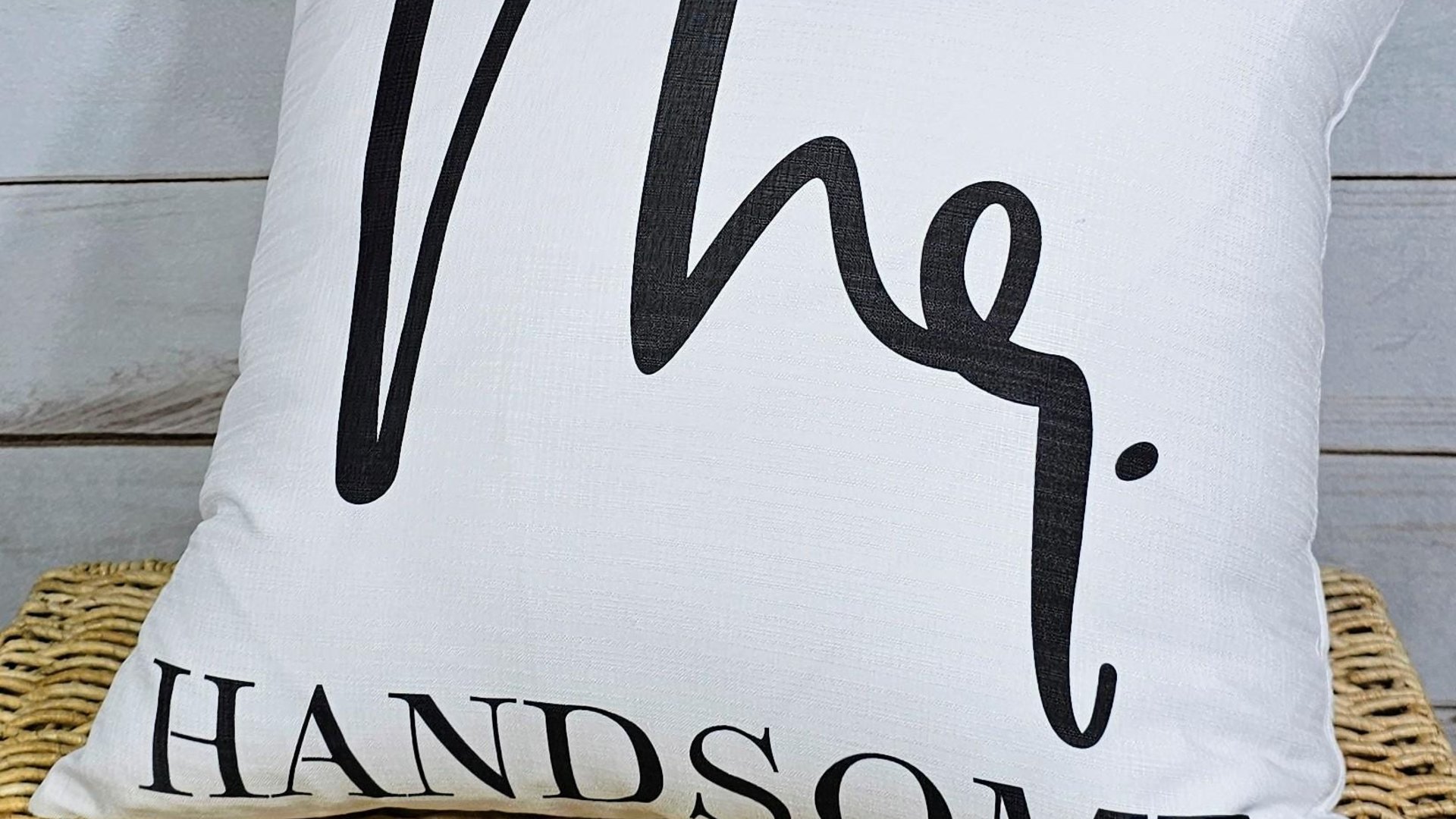 mr and mrs pillows for bed, unique wedding gifts for couple, romantic throw pillow set of two, newlywed stuff, his and hers gifts, bride and