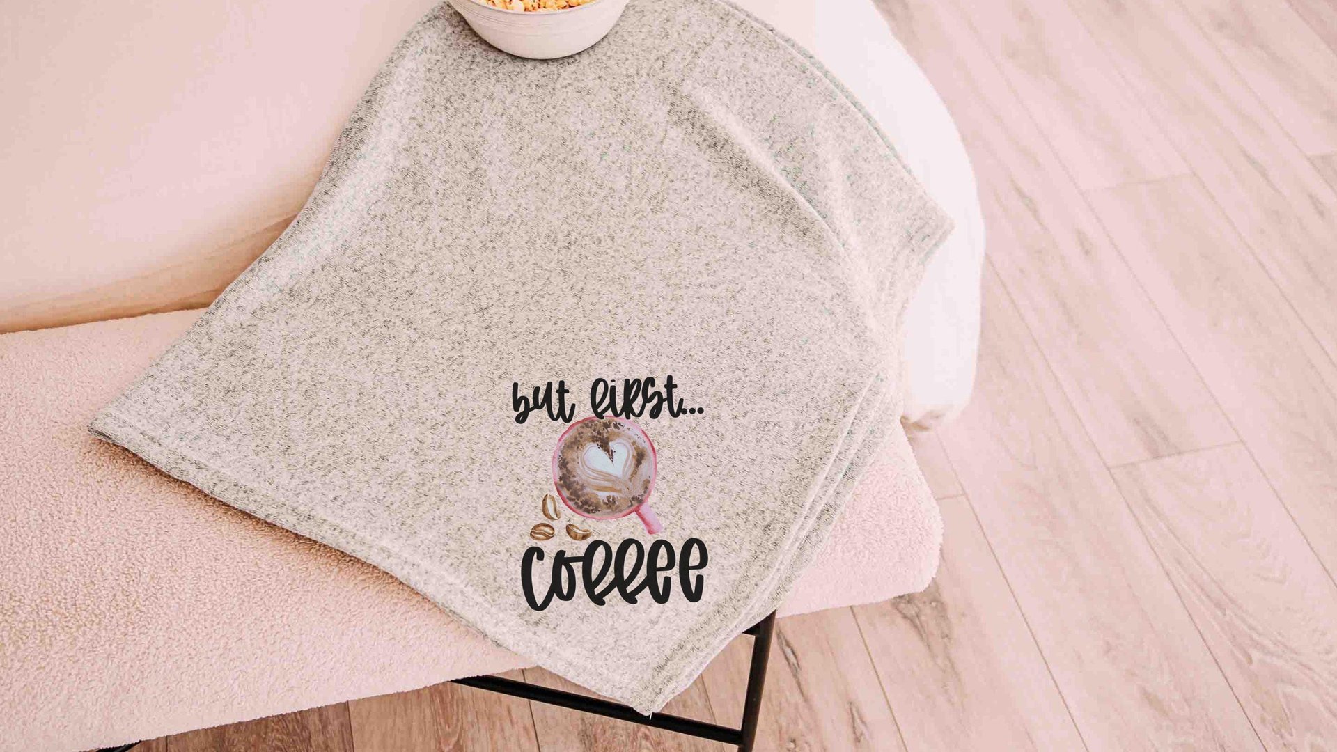 but first coffee snuggle blanket for couples, coffee lover gifts for her, cozy Valentines day gifts for girlfriend, funny throw blankets for