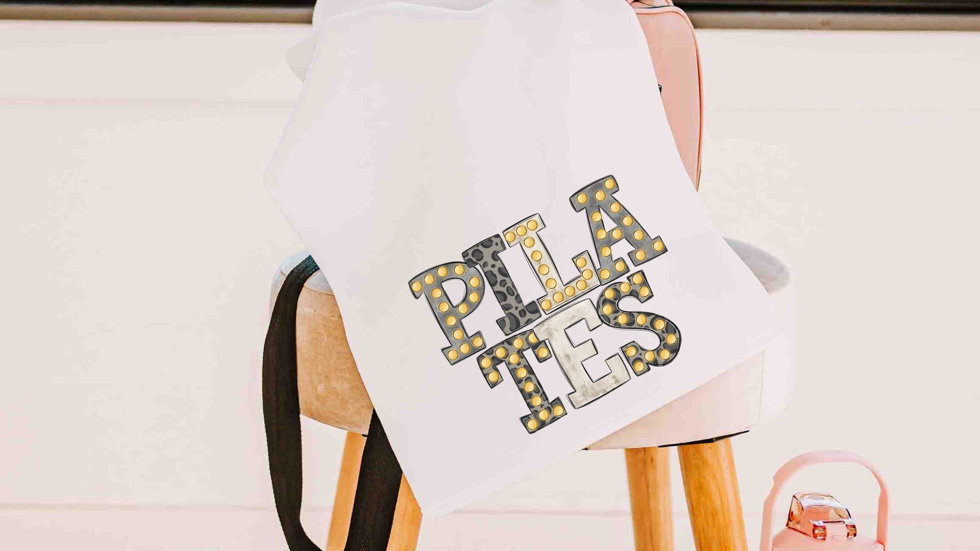 pilates towel with grommet, pilates girl aesthetic sweat towels gym bag accessories, pilates gifts for women, reformer pilates teacher gift