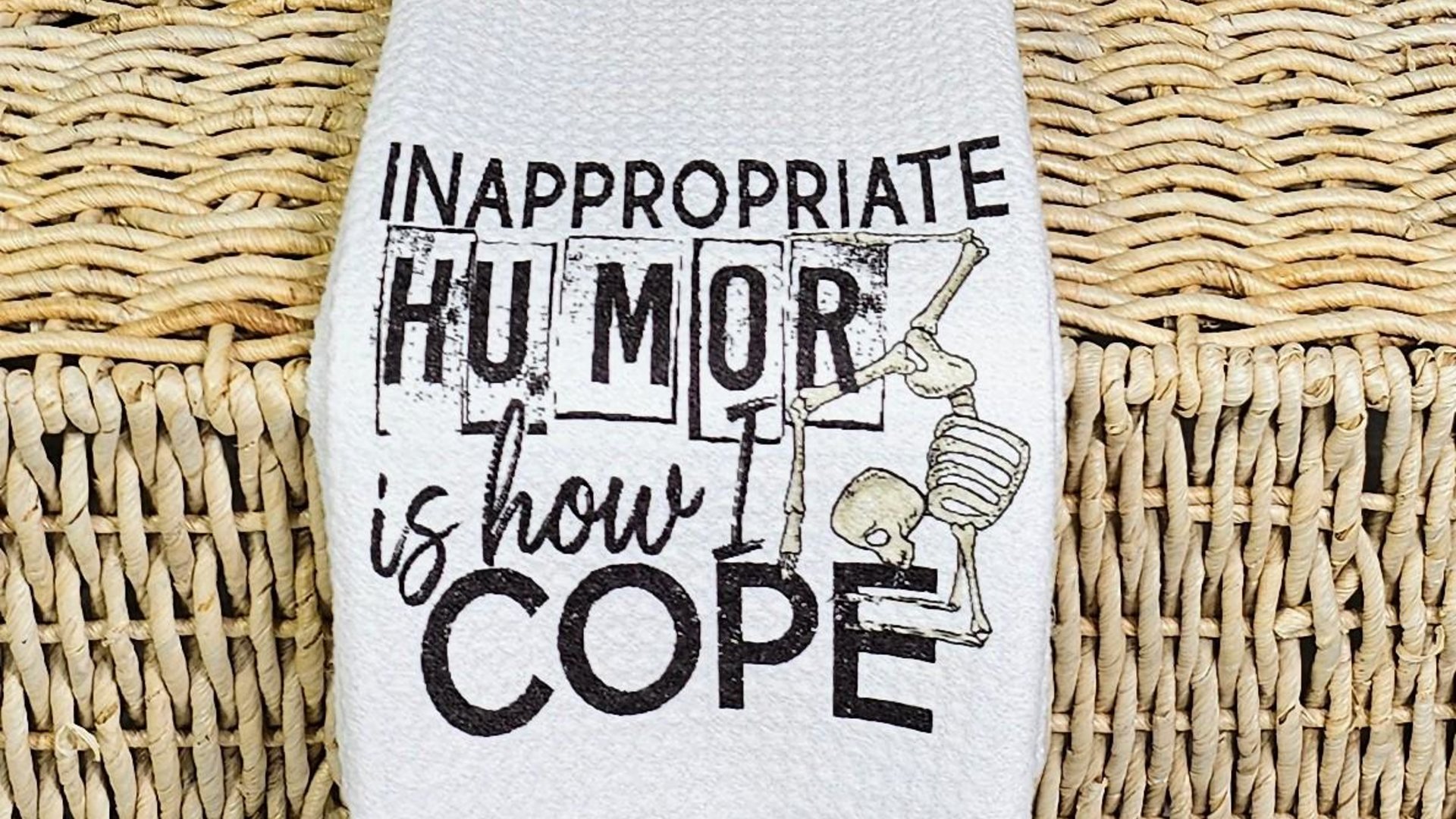 inappropriate kitchen towels funny kitchen decor, dark humor gag gifts for men, sassy kitchen dish towels, sarcastic gifts for friends, best