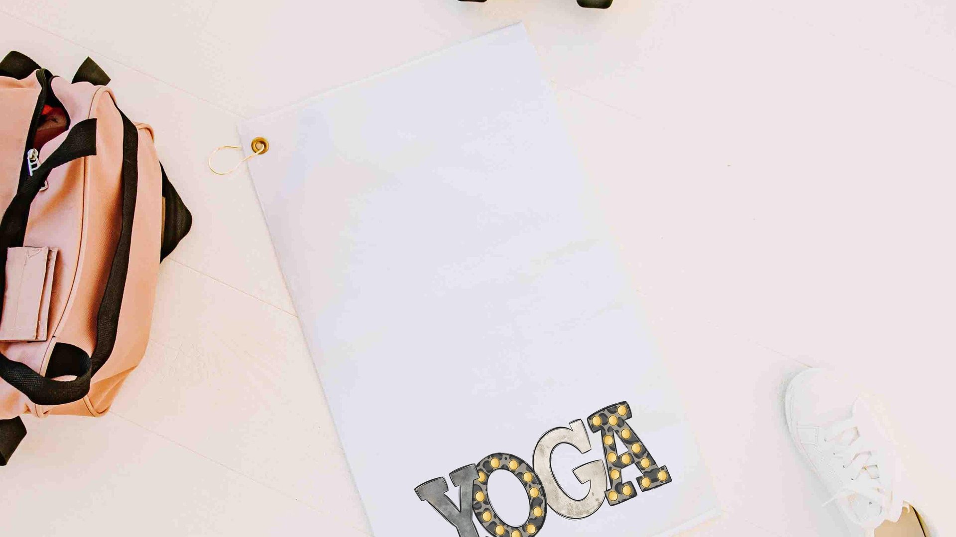 ashtanga yoga towel for hot yoga, cute yoga gifts for her, yogi girl yoga sweat towel with grommet, vinyasa yoga teacher gifts for women