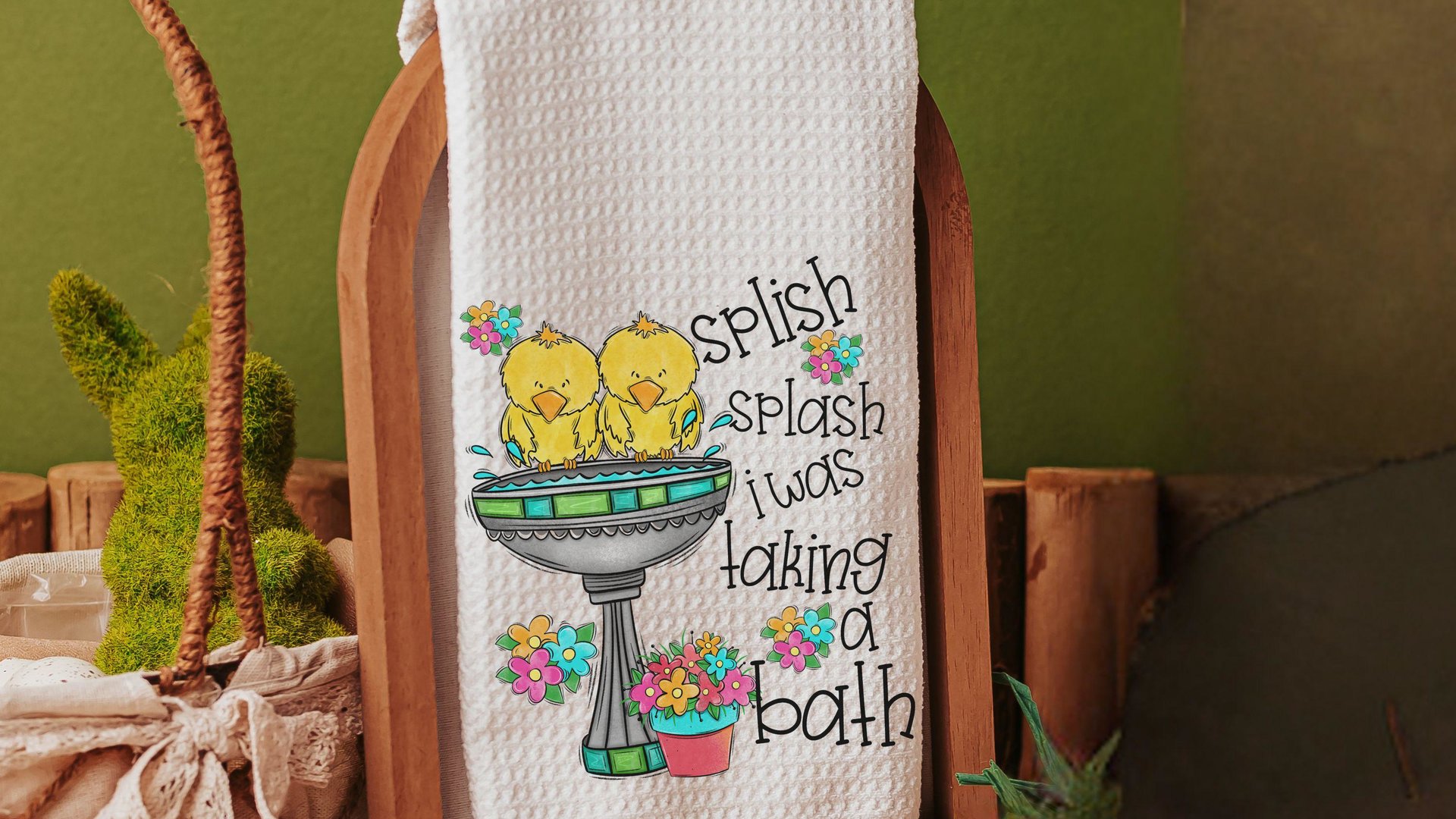 splish splash kids bathroom hand towels for powder room, duck bathroom decor, Easter basket stuffers for adults, cute duck gifts for women