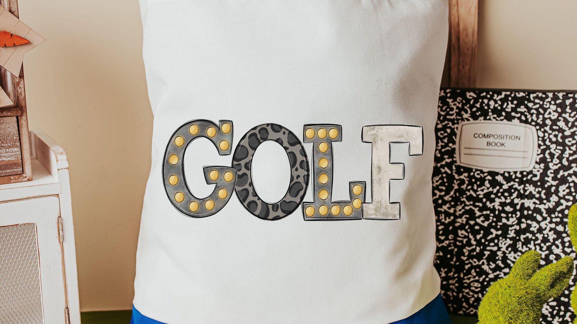 black leopard print cute golf tote bag for vacation, golf mom Mothers day gifts for golfers, golf tournament travel tote for women, golfing