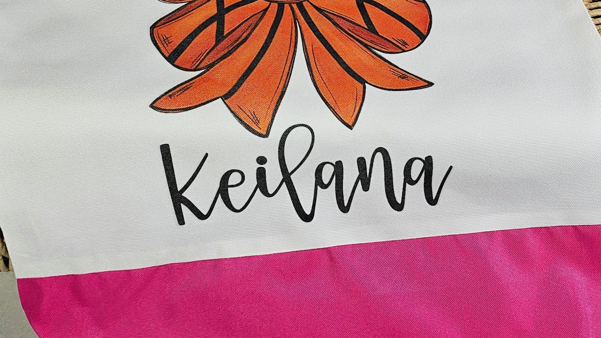 personalized girly basketball tote bag for books, cute basketball senior gifts for girls, unique gifts for teenage girls, game day tote