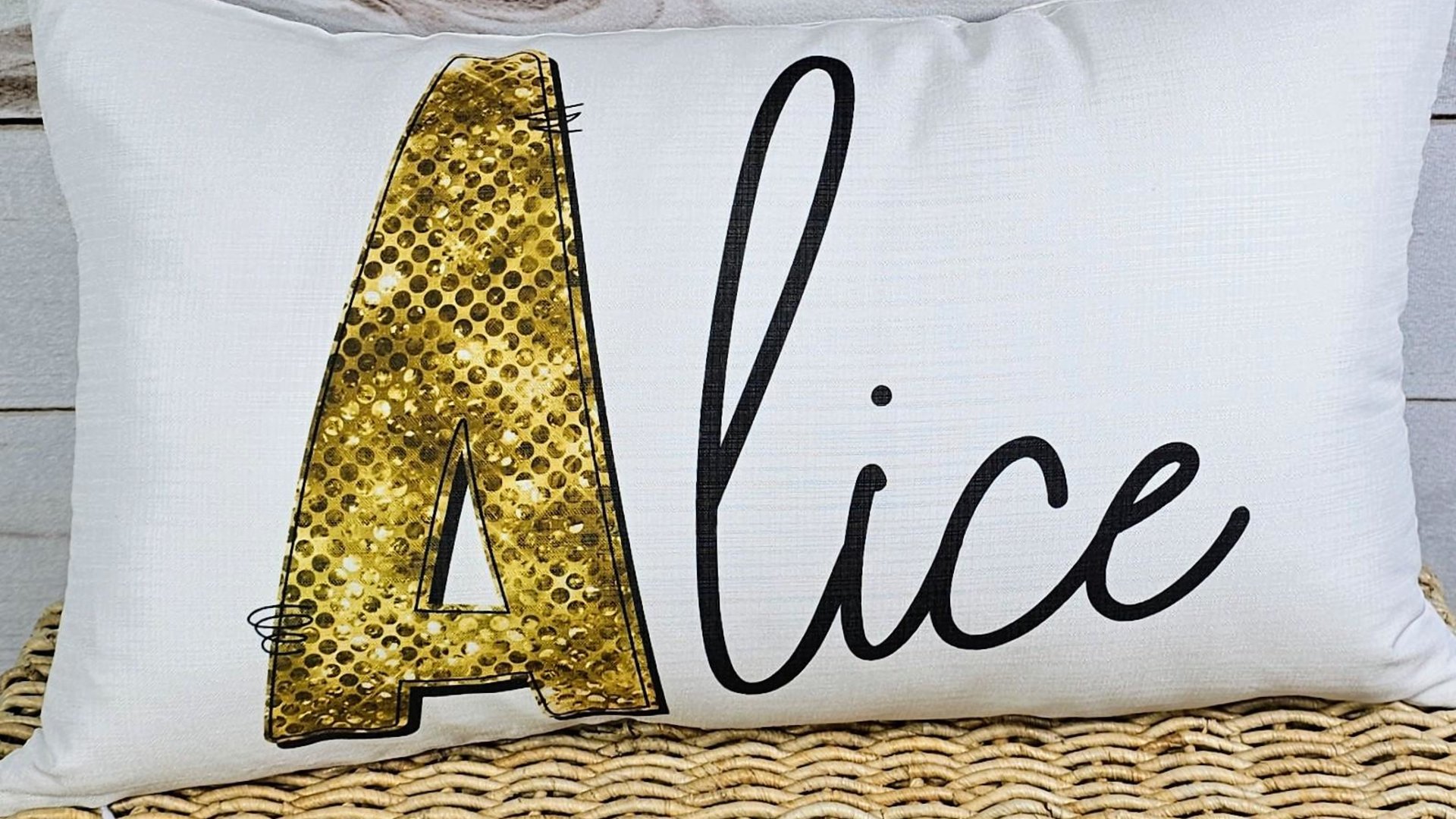 custom name throw pillow for bed, personalized high school graduation gifts for her, teenage girl room decor, college dorm decor for girls