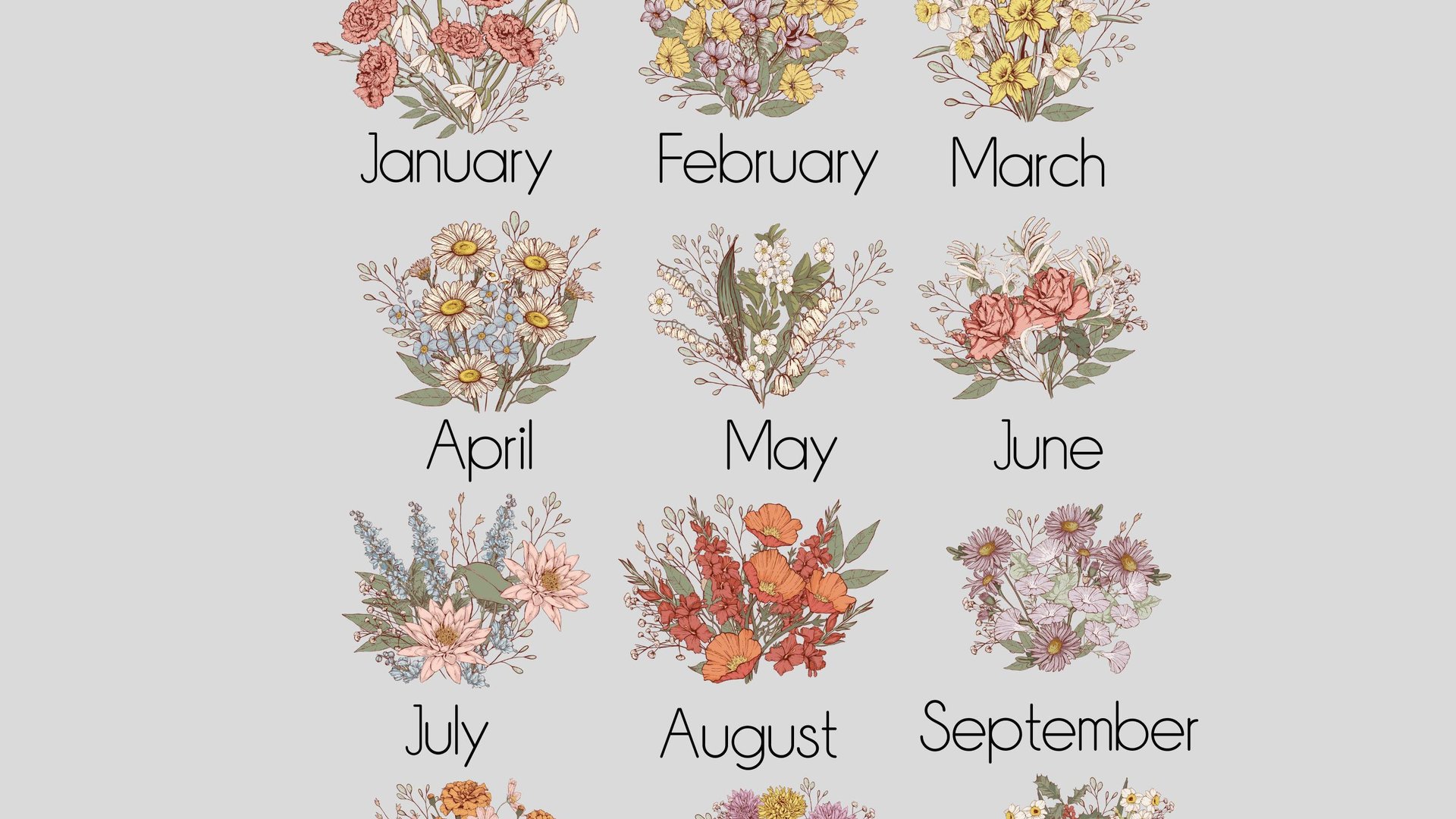 sweet pea throw pillows for couch boho daisy gifts for women, April birth flower gifts for friends, April kitchen towels for gifts, best