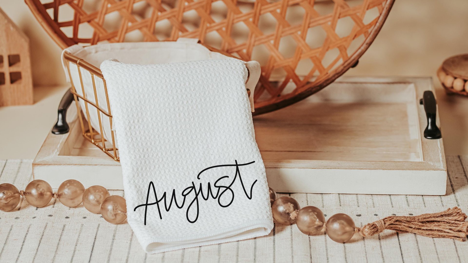 red poppy & gladiolus flower throw pillow for bed, August birthday kitchen towels, August birth month flower gifts for her, best friend