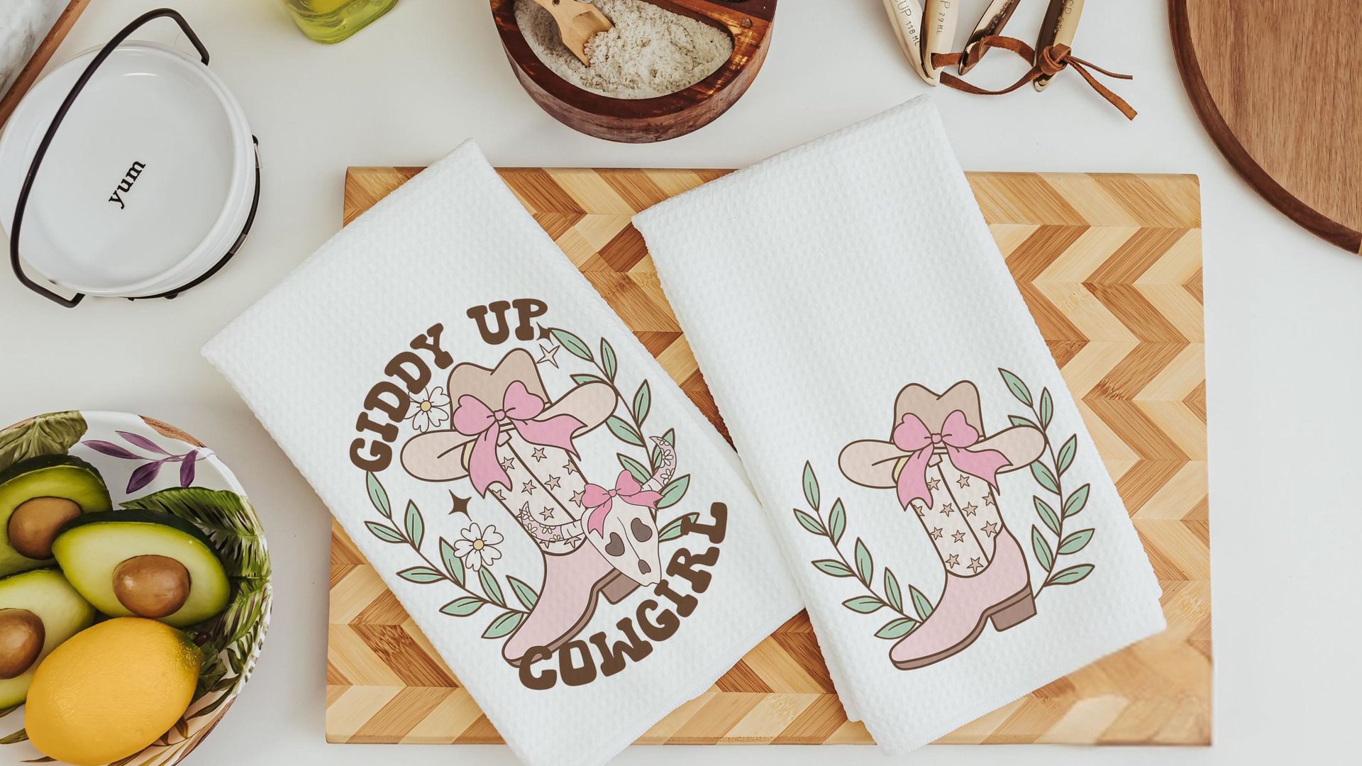 cowgirl coquette throw pillows for bed light pink western nursery decor girl, country girl kitchen towels for friends, cute Christmas gifts
