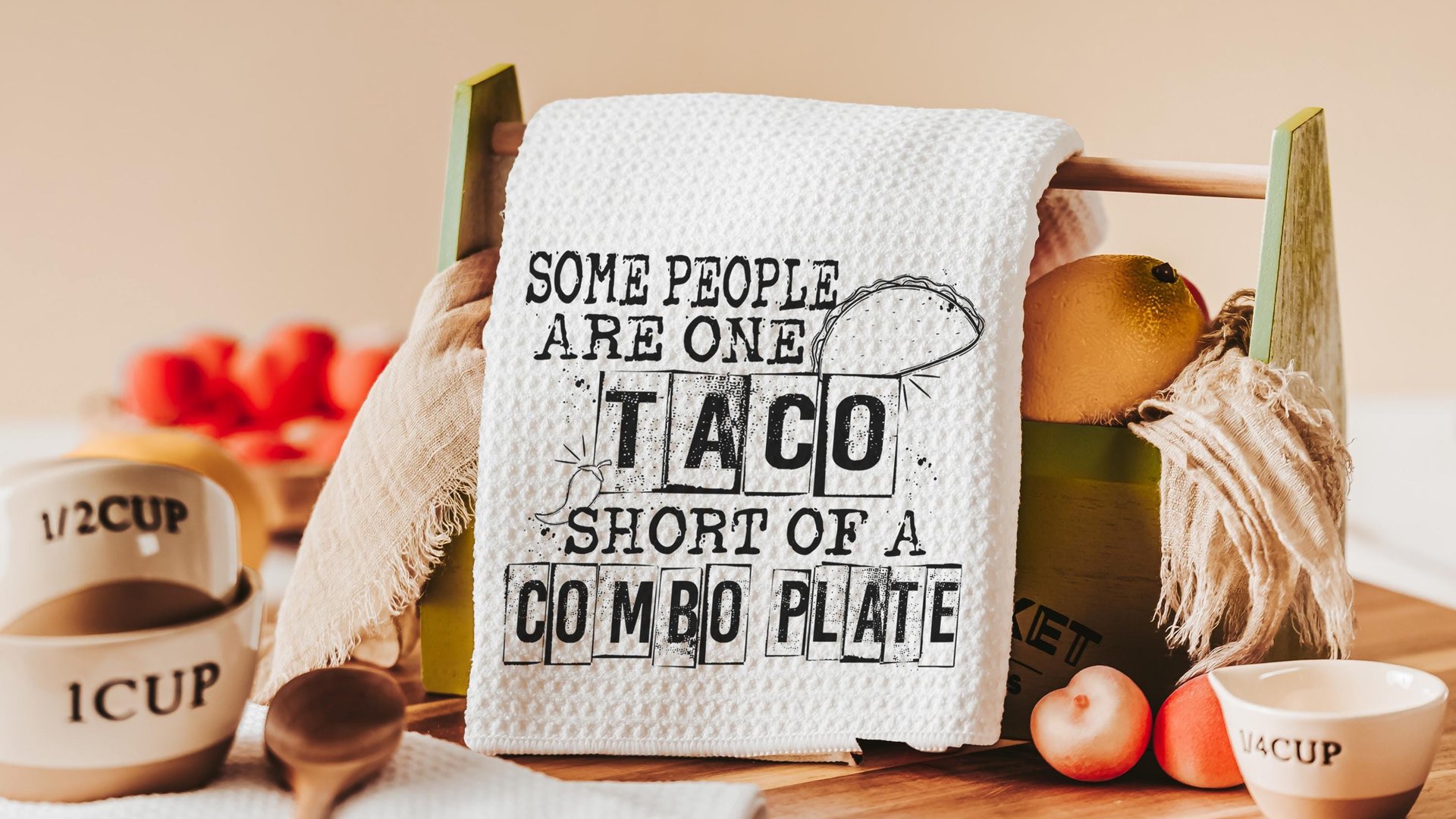 people are stupid taco kitchen towels, taco gifts, bestie birthday gifts for her, funny kitchen dish towels, snarky kitchen decor, fiesta