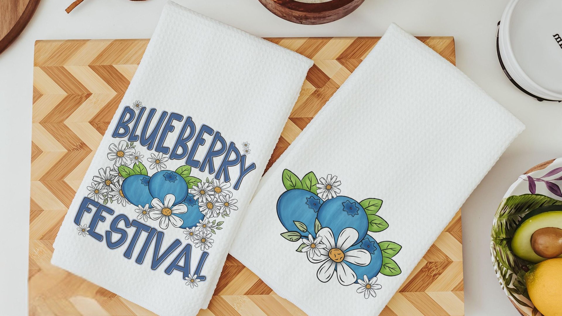 blueberry festival blueberry kitchen towel for summer hand towels for bathroom, Maine blueberries fruit kitchen decor, Florida blueberry