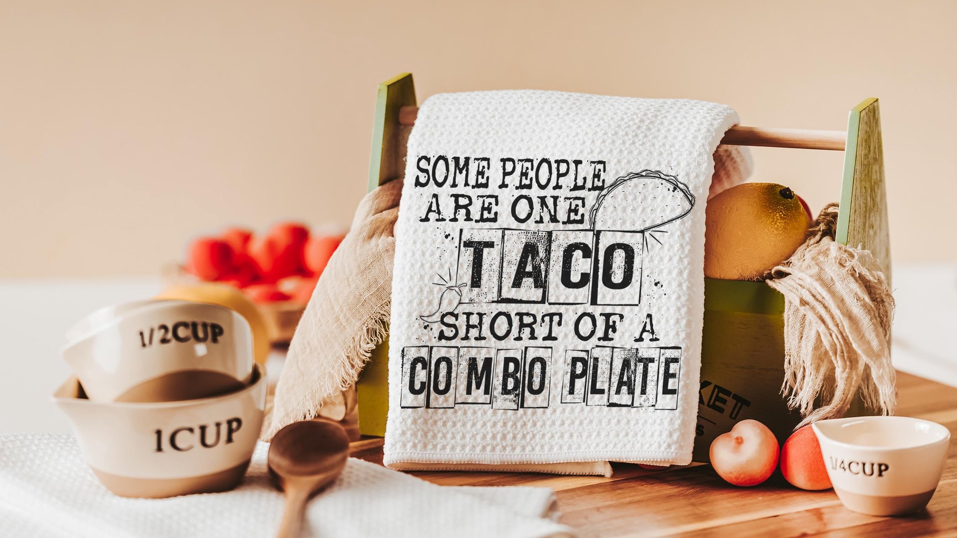 people are stupid taco kitchen towels, taco gifts, bestie birthday gifts for her, funny kitchen dish towels, snarky kitchen decor, fiesta
