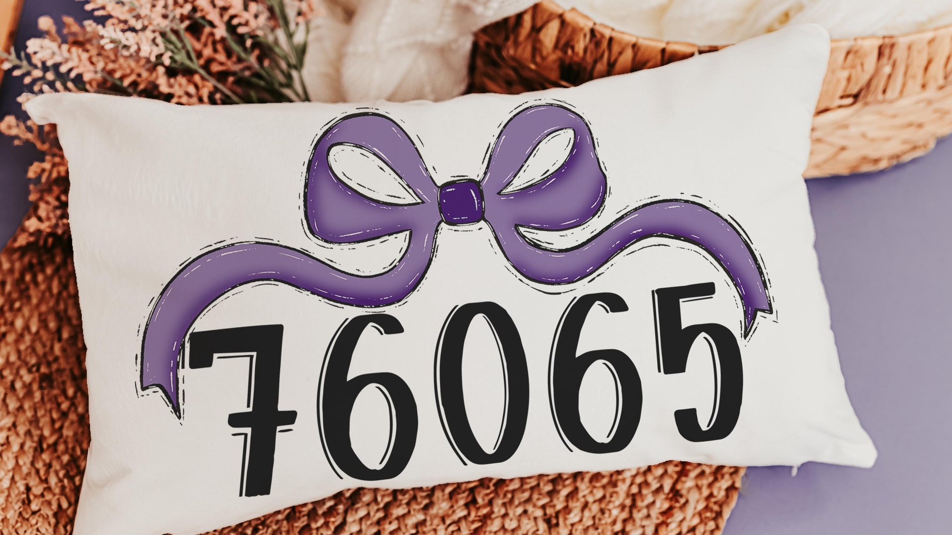 personalized Carolina blue school spirit coquette throw pillow for dorm, college gifts for her, custom zip code pillow, college apartment