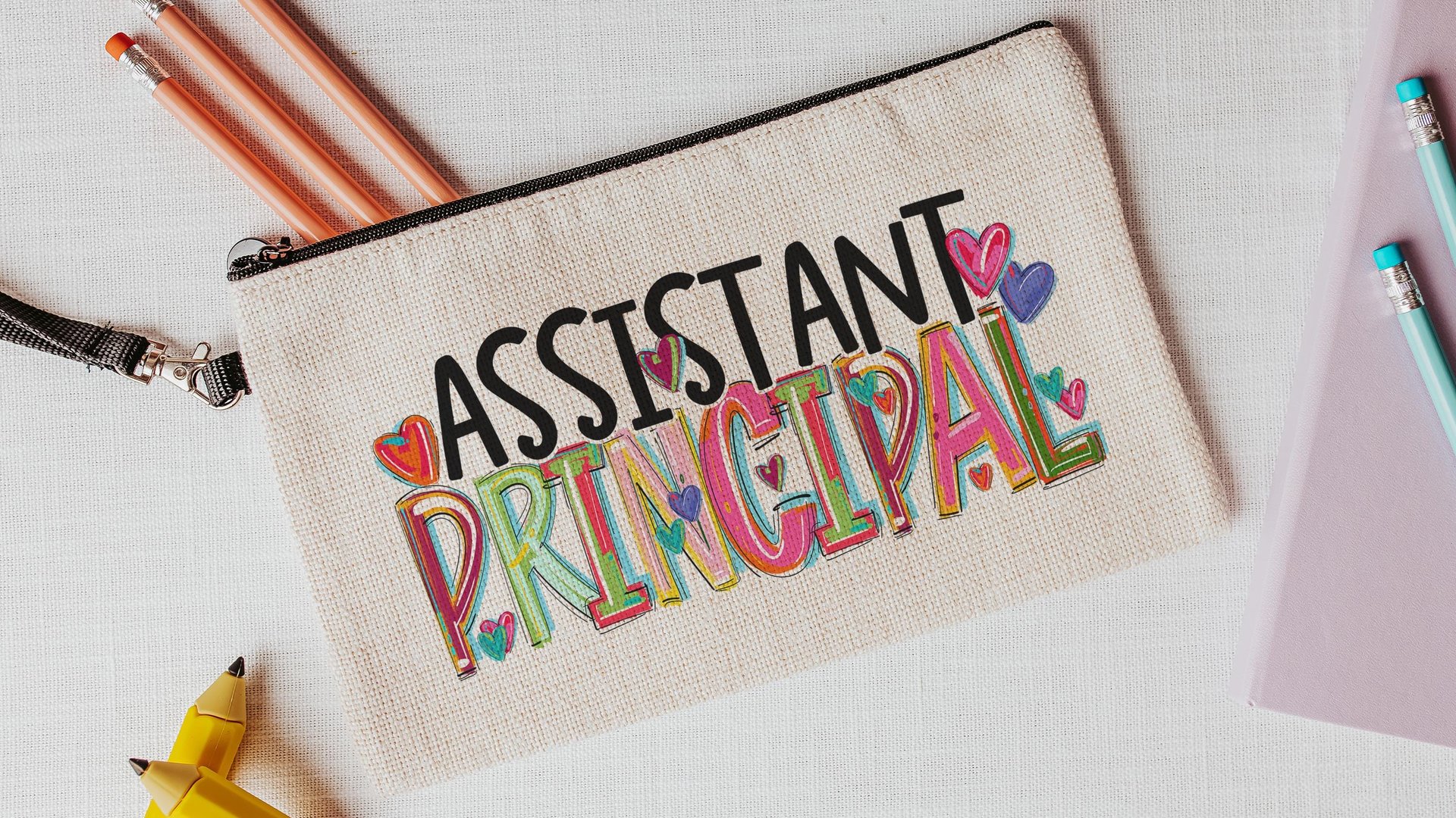 back to school pencil pouch with zipper, preschool teacher gifts for women, first day of school gifts for teachers, pre k school supplies