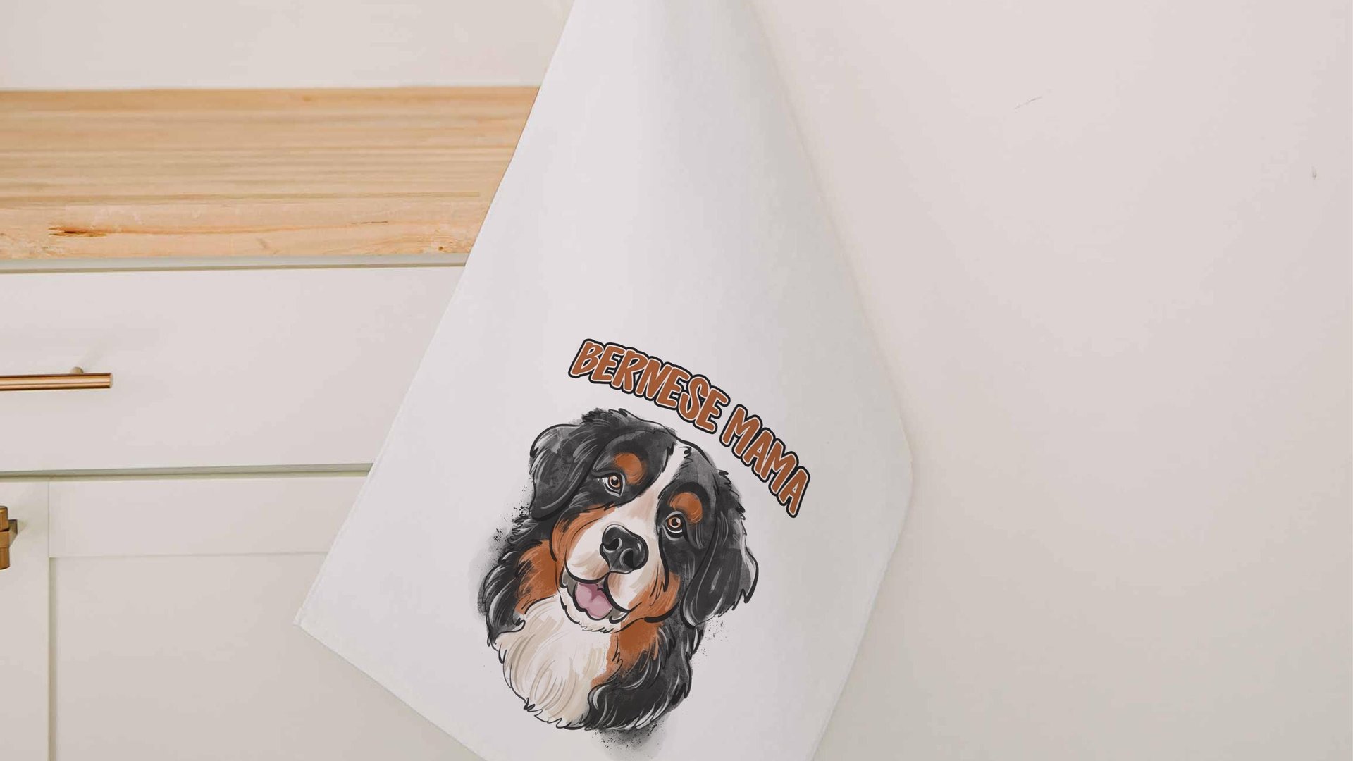 Bernese mama golf towel dog gifts for women, Bernese mountain dog Christmas gifts for golfers, golf stocking stuffers, golf mom golfing gear