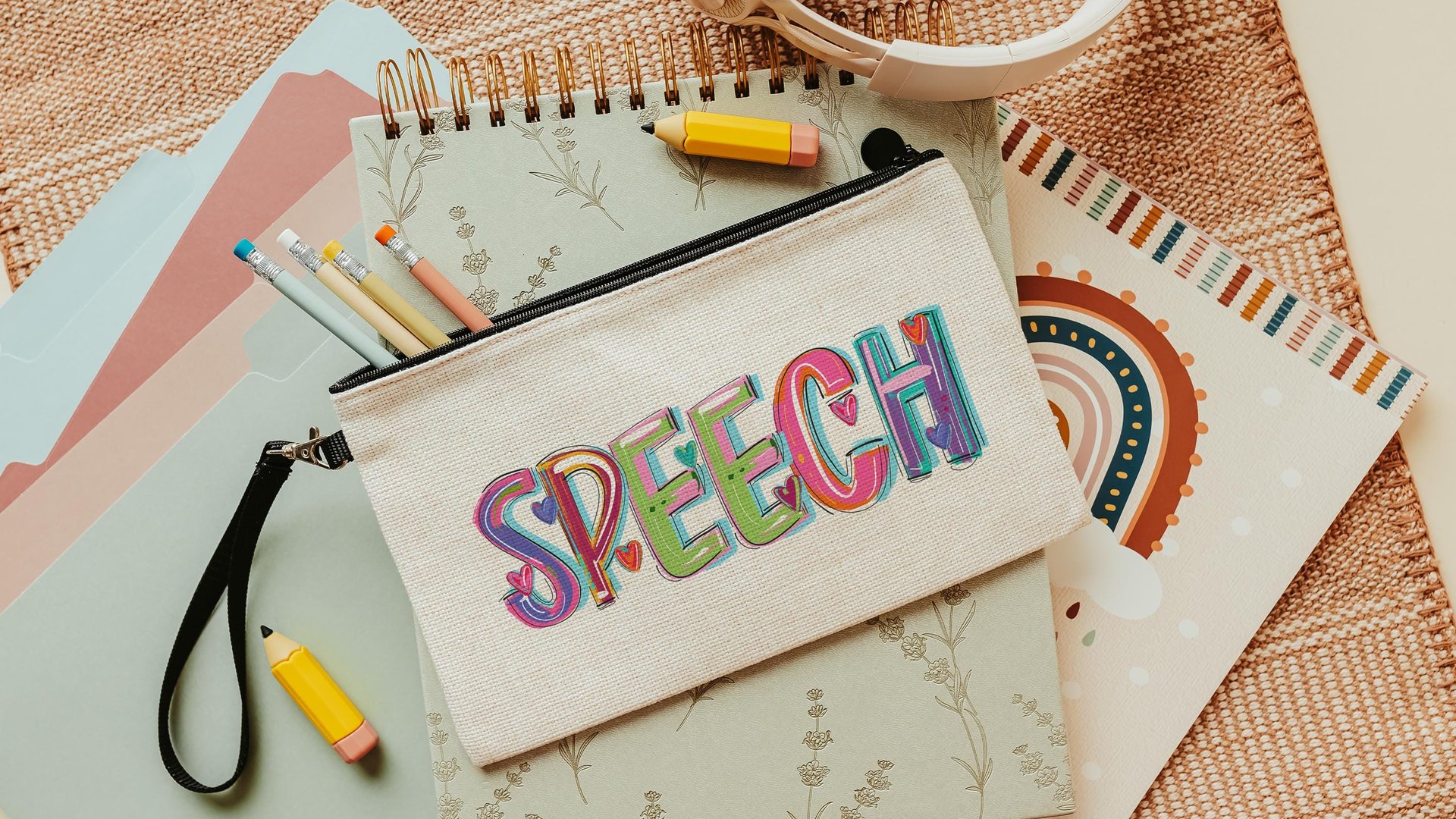 back to school pencil pouch with zipper, high school senior gifts for girls, class of 2026 school supplies, backpack accessories, first day