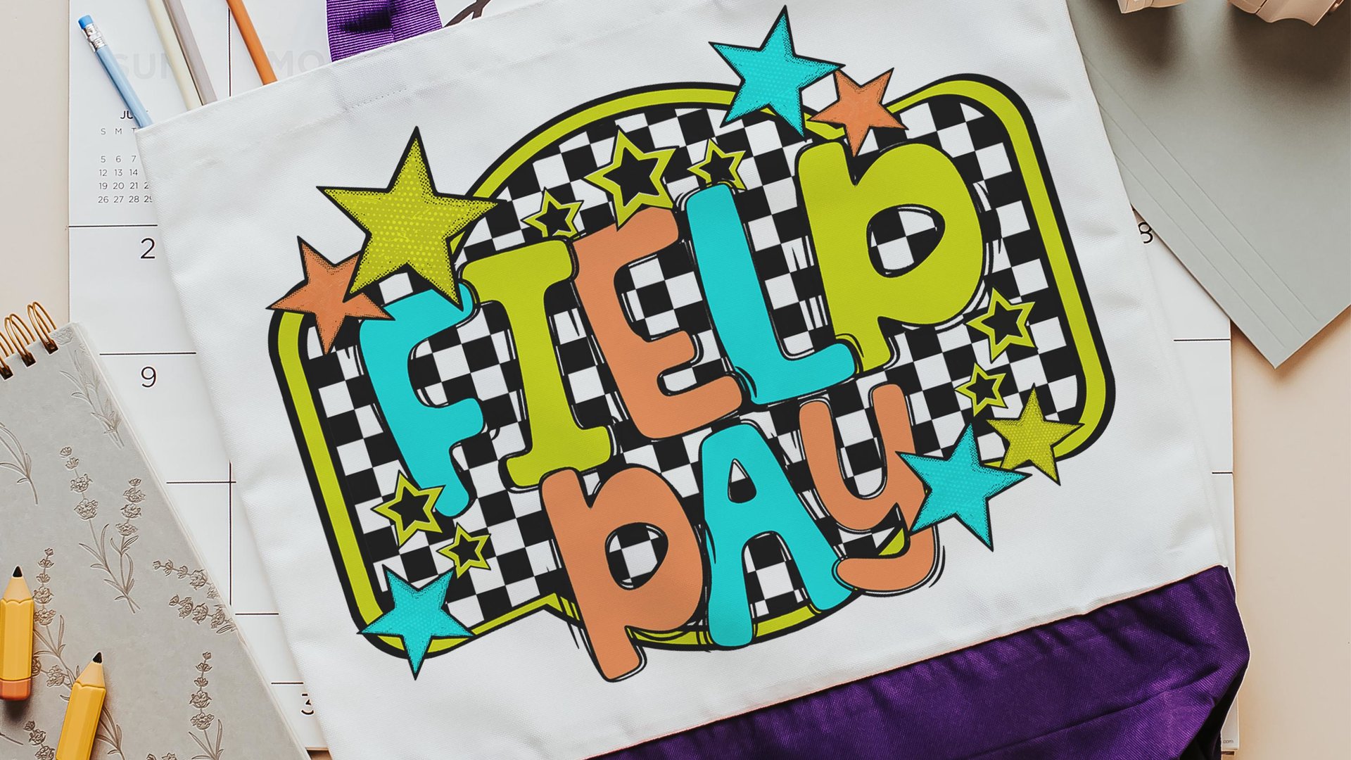 field trip tote bags for teachers, secret Santa gifts for her, field day survival kit bag for school, kindergarten teacher Christmas gifts