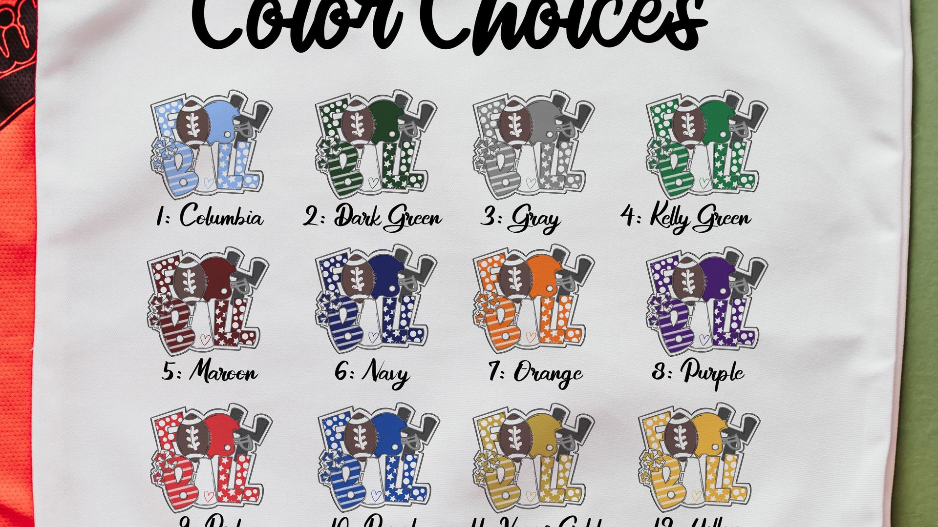 high school football cheer tote bag for school, tailgate essentials, purple school spirit tote bags for back to school, cheer squad gifts