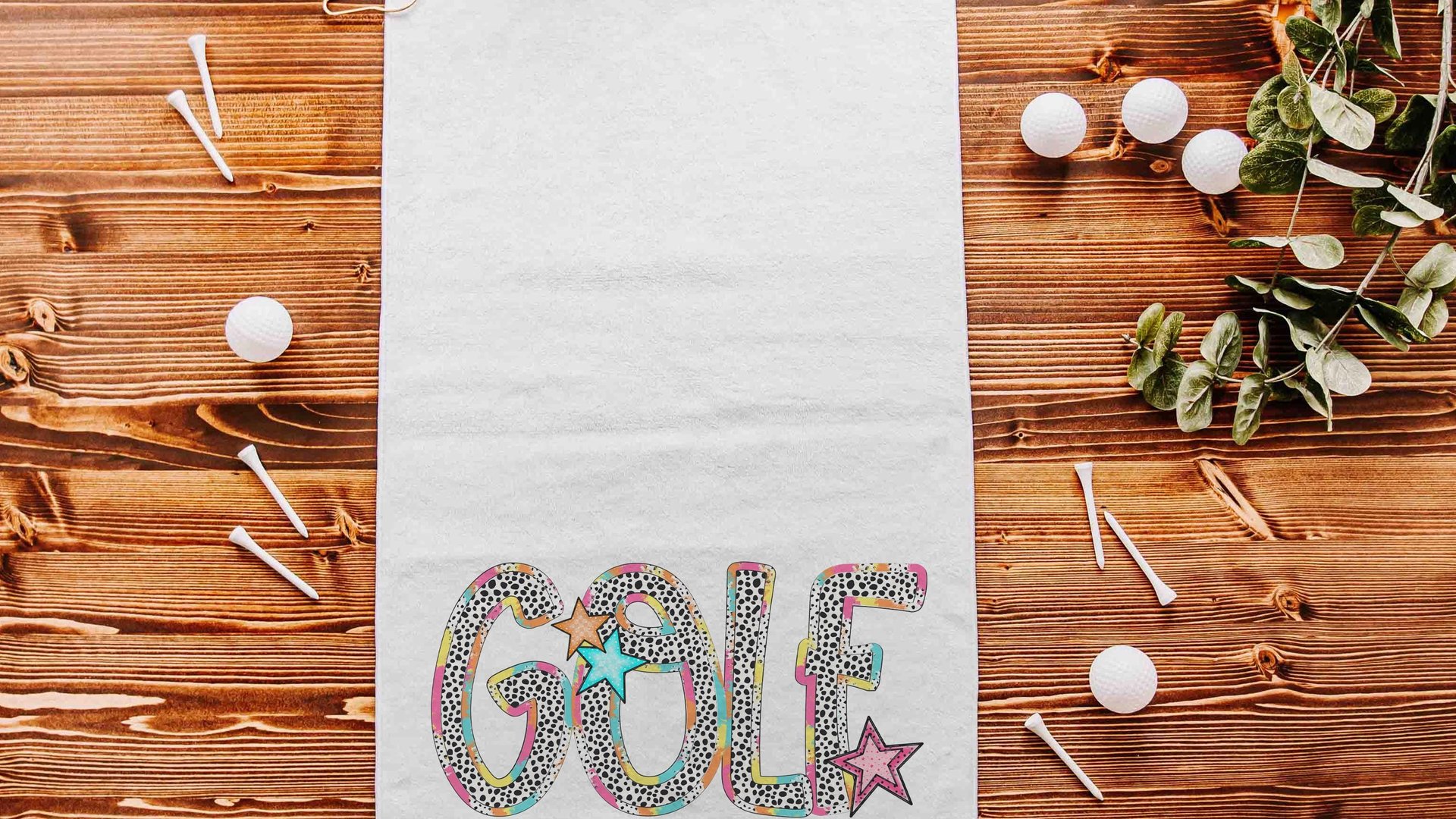 colorful golf towels for women, golf mom gifts, golf bag towel, trendy golf Christmas gifts for golfers, cute golf stocking stuffers for her