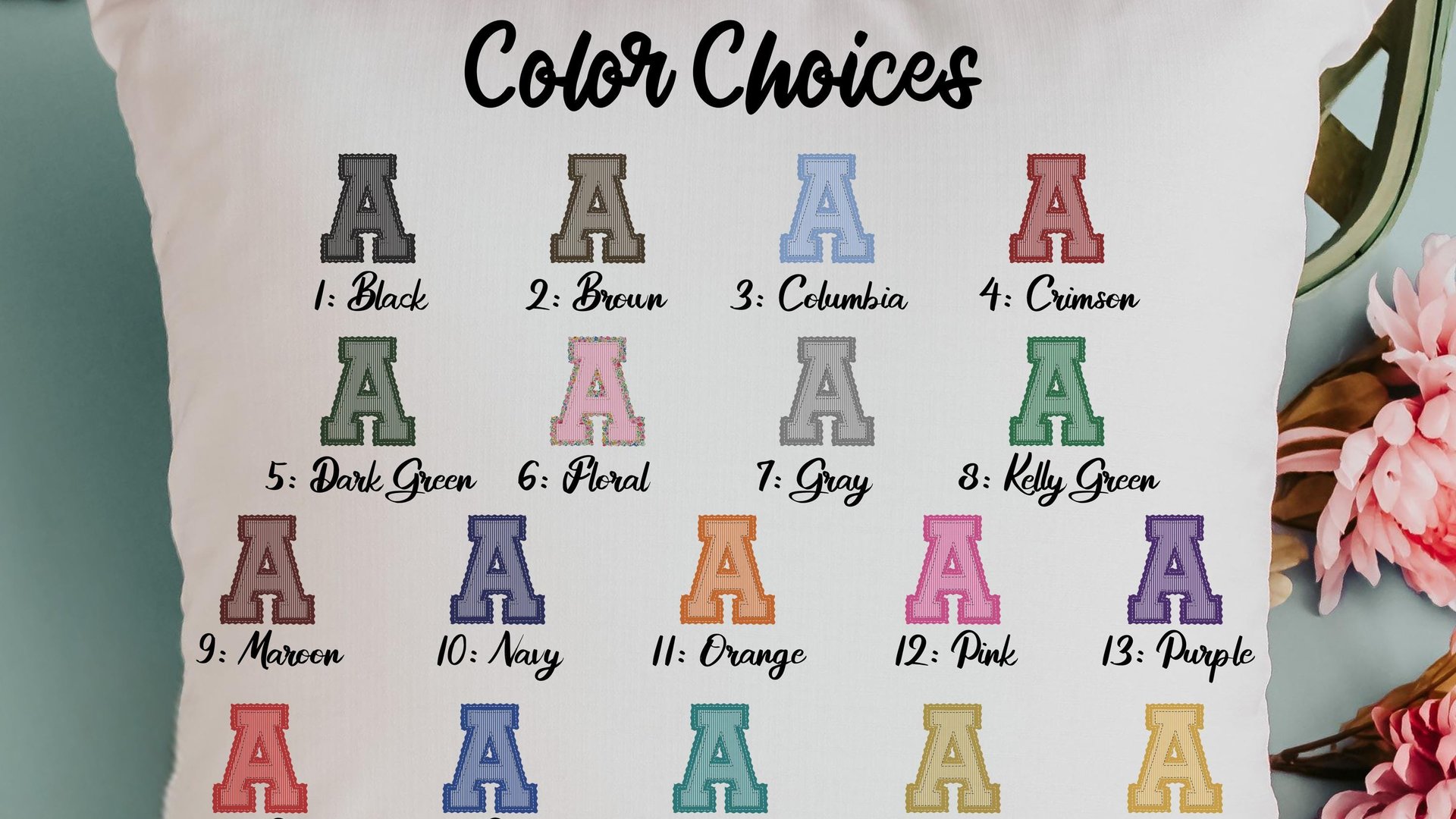 personalized maroon seersucker pillow with name, tween girl gifts, initial throw pillow for teenage girls, Christmas gifts for college girls