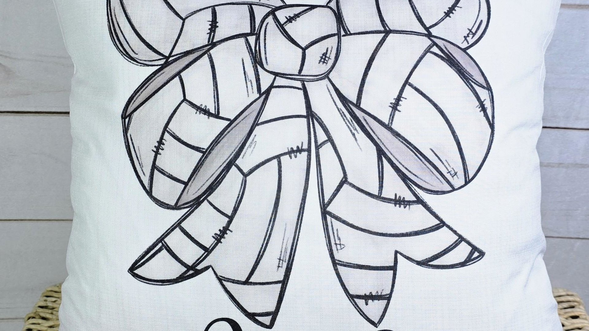 personalized volleyball coquette volleyball throw pillow for dorm, volleyball hand towels, cute volleyball senior gifts for girls, rally