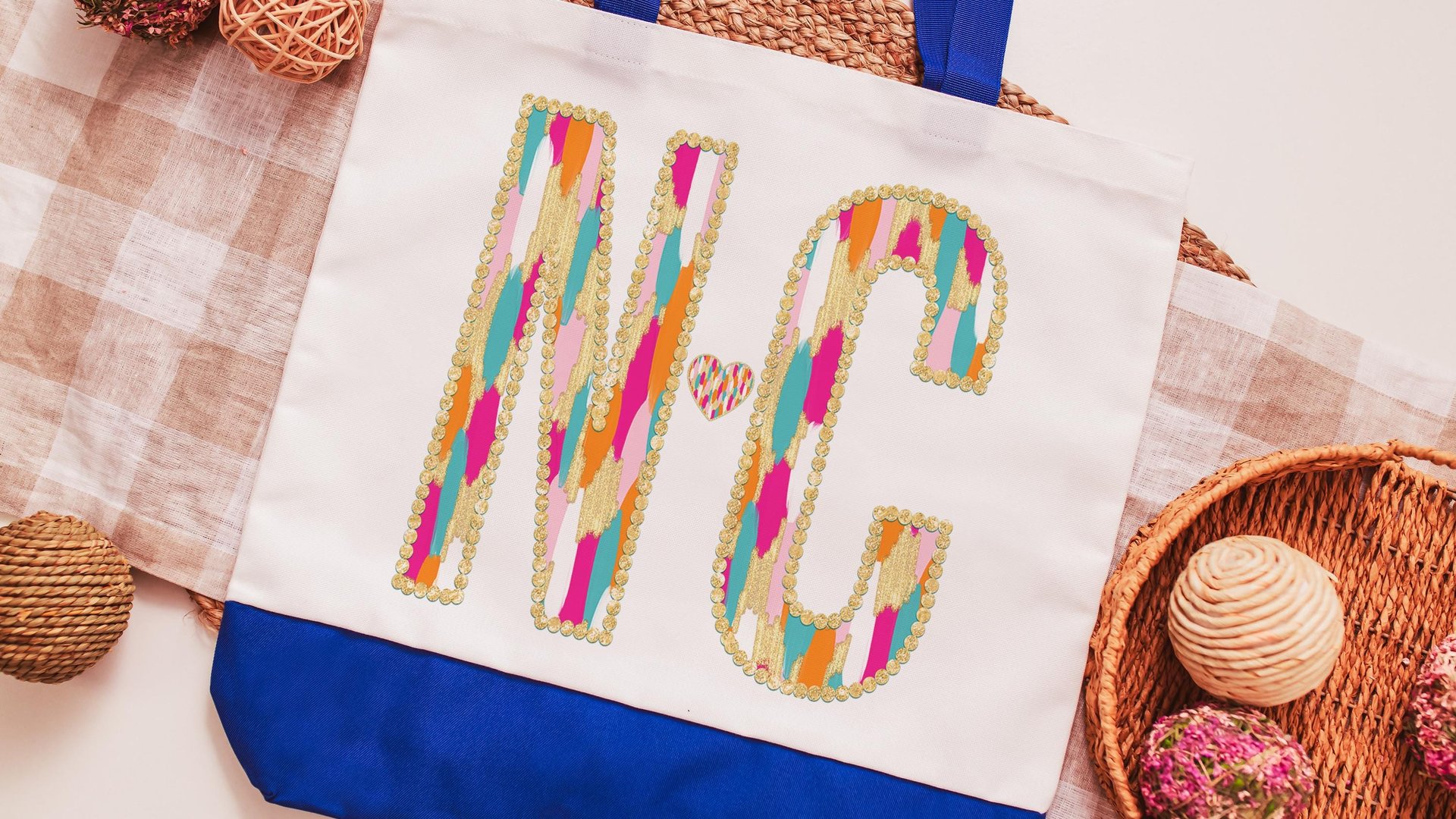 North Carolina tote bag for new home owners, NC gifts, eco friendly Christmas gifts for neighbors, N Carolina real estate gifts for realtor