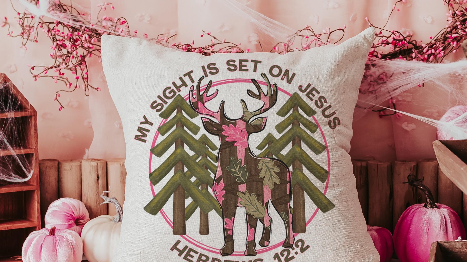 sight on Jesus Christian throw pillows for couch religious stocking stuffers for teens, pink camo nursery decor, baby girl baptism gifts