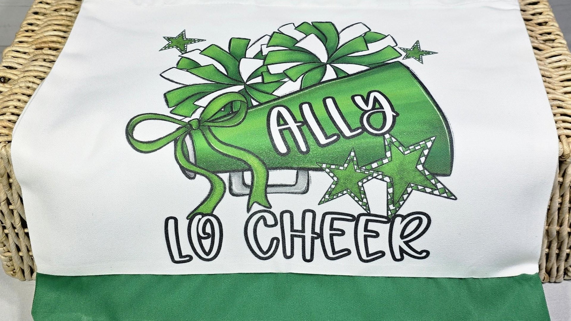 personalized purple cheer bag for gifts, cheerleader tote bag with name, senior hs girls gift 2026 high school graduation gifts for girls