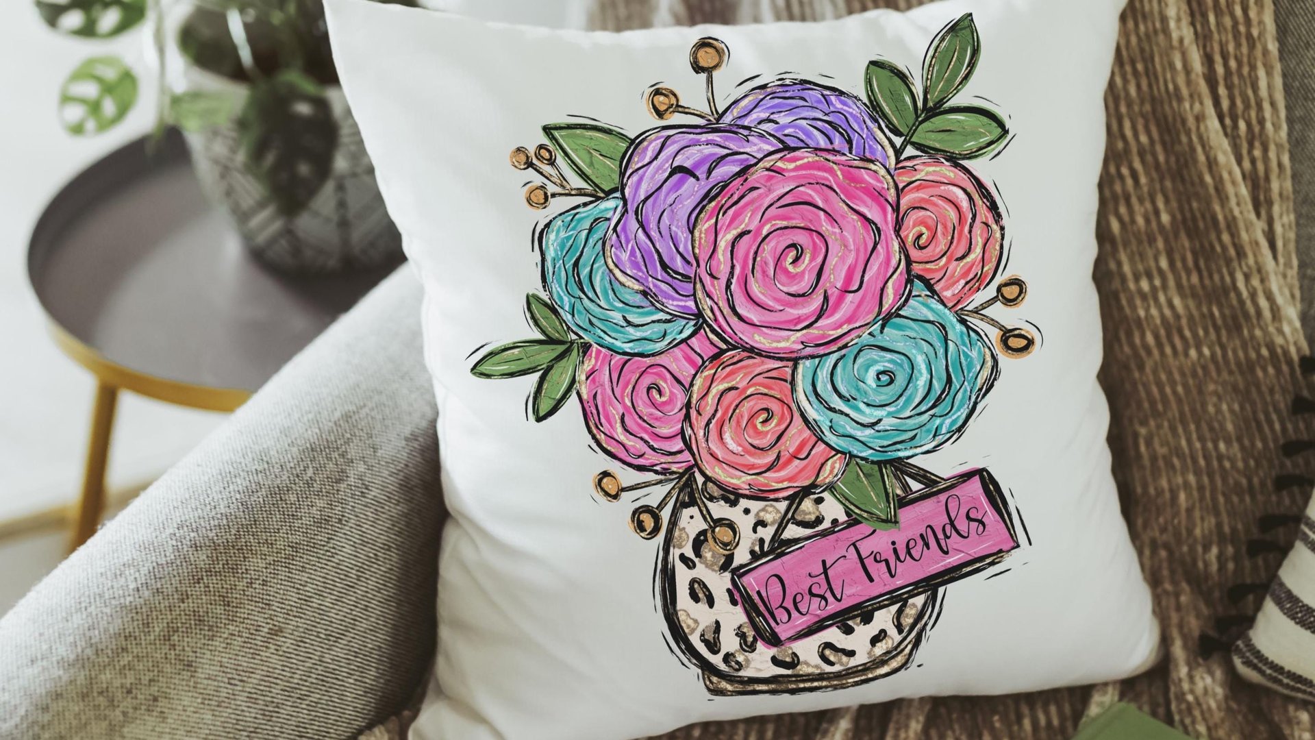 custom name kitchen towels for Christmas gifts for wife, personalized I love you floral kitchen decor, secret Santa gifts for her, leopard