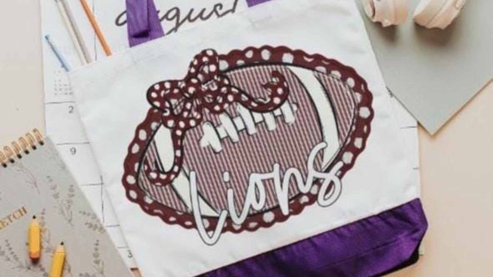 personalized powderpuff football tote bags with name, carolina blue school spirit bags for girls, cheer gifts for besties, cheerleader gifts