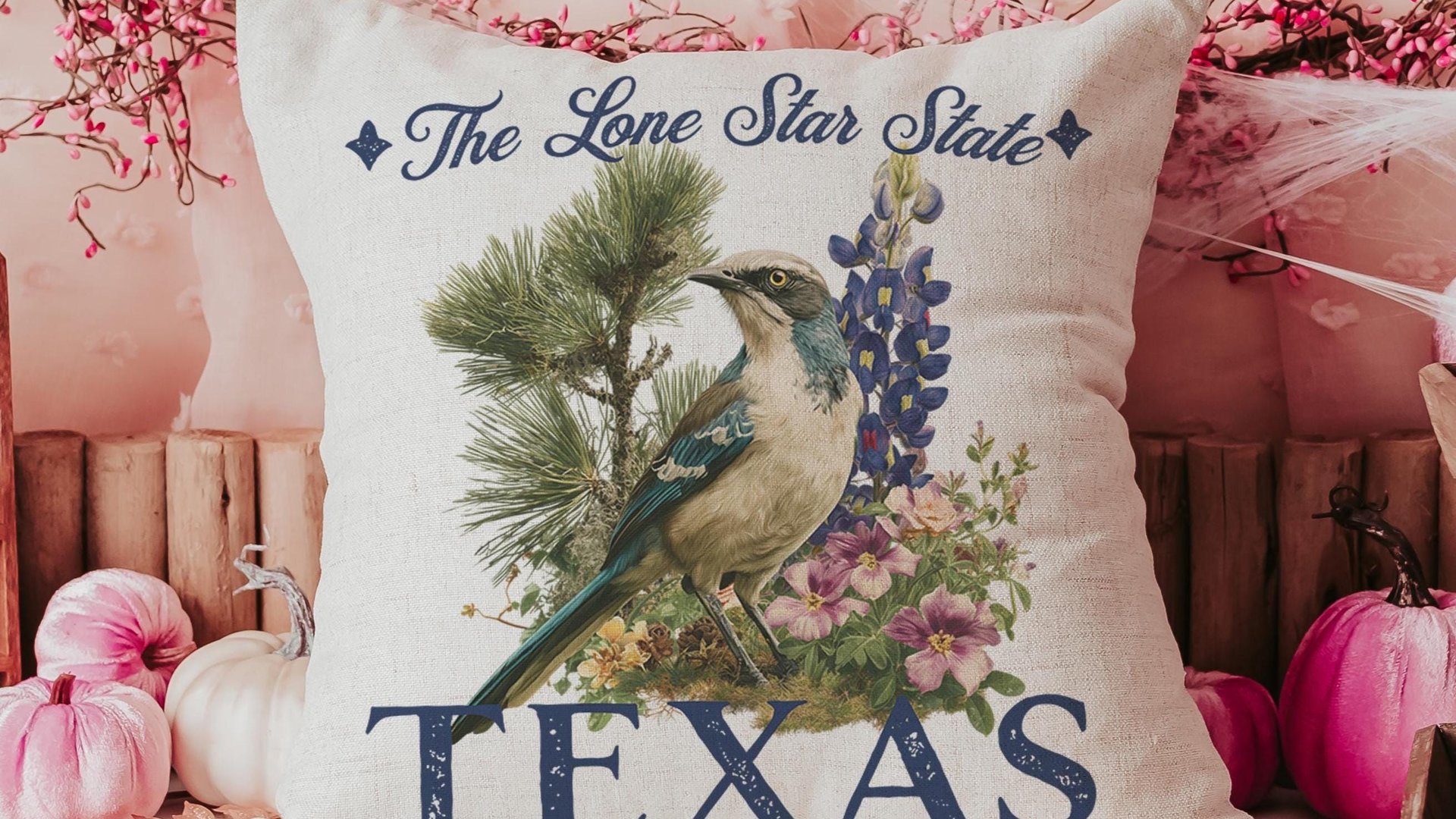 Michigan state bird throw pillows for couch floral Michigan state flower decorative pillows for sofa, Michigan gifts for women, real estate