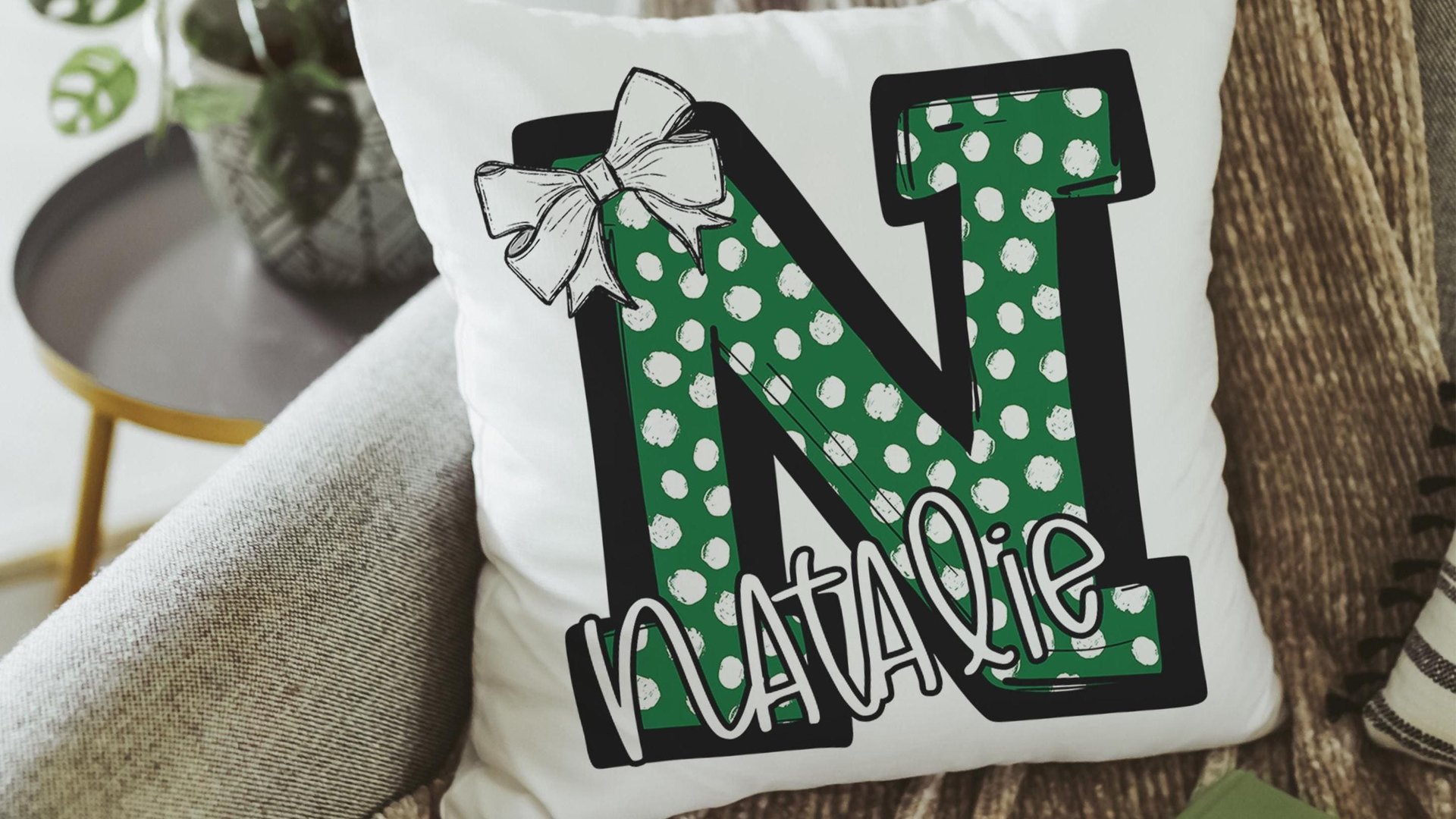 personalized initial pillows for little girls, tween girl gifts, decorative pillow covers orange coquette name pillow for girls, best gifts