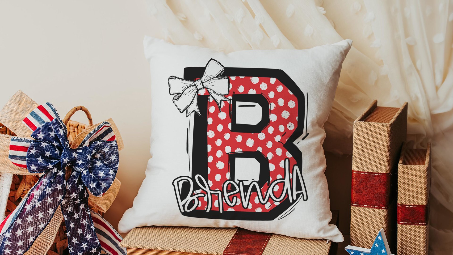 personalized initial throw pillows for couch custom Columbia blue dorm pillows for girls, secret Santa gifts for teenage girls, college
