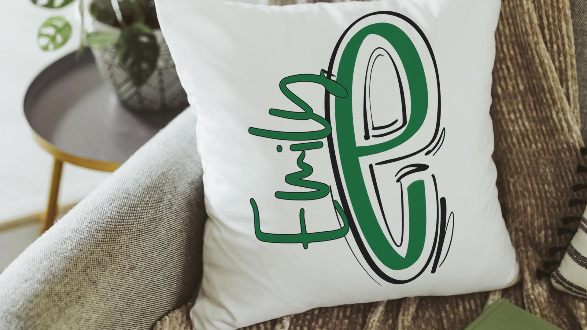 personalized name throw pillow little girl bed decor, Columbia blue initial pillows for girls, Carolina blue decor, secret Santa gifts for