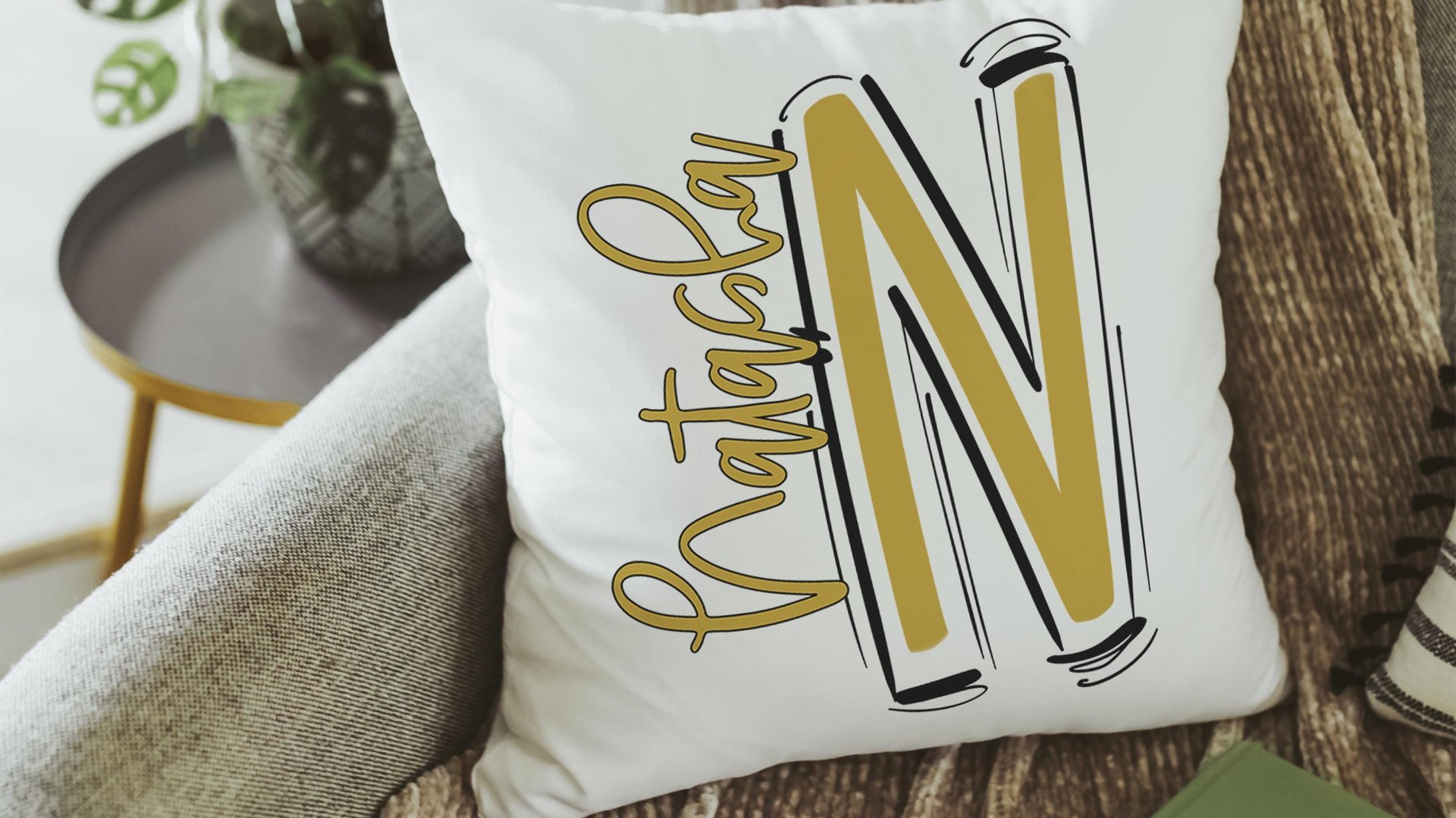 personalized name throw pillow little girl bed decor, Columbia blue initial pillows for girls, Carolina blue decor, secret Santa gifts for