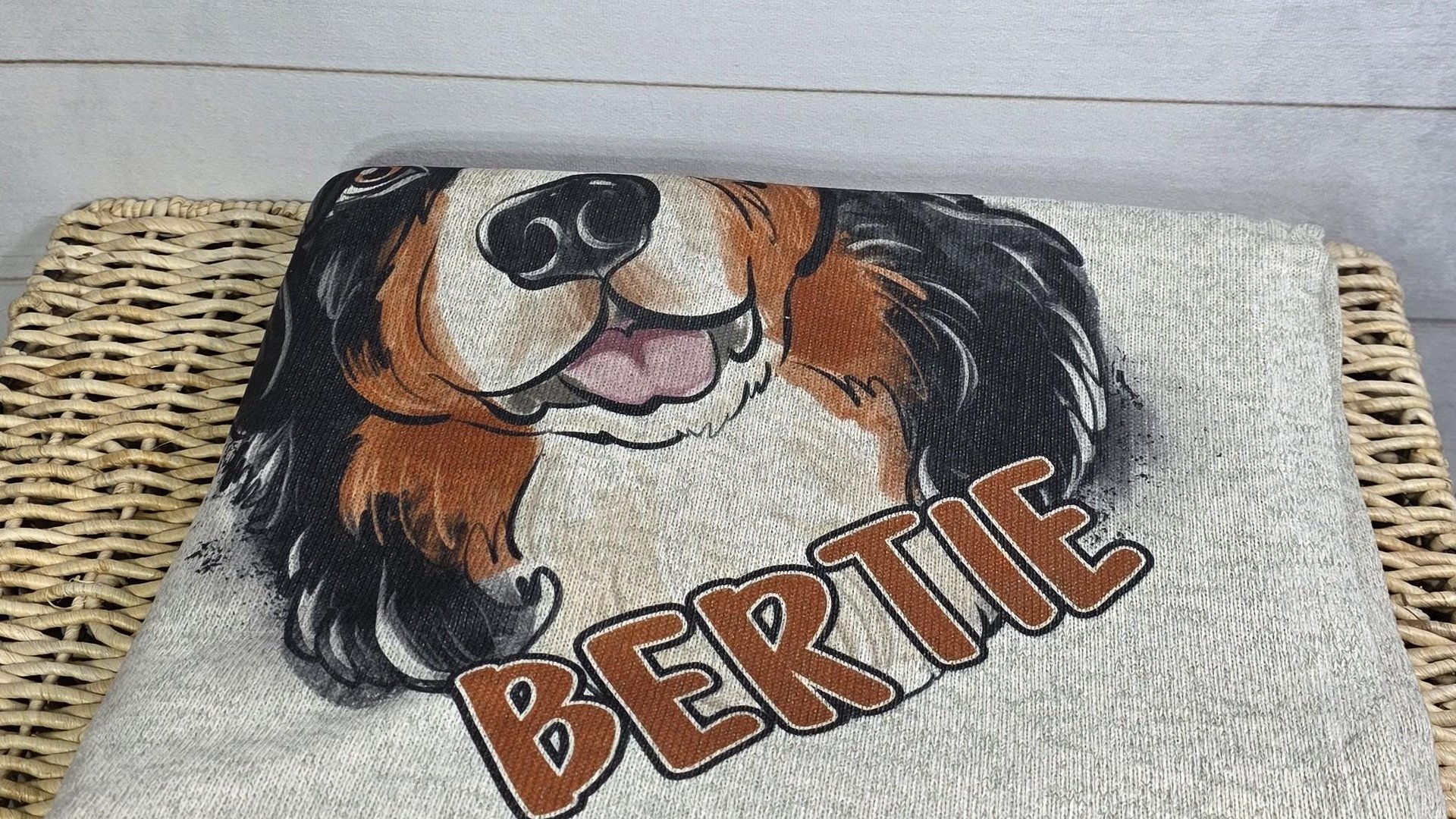 personalized bernese mountain dog blanket for dog lovers, berner mom dog mom gifts for women, bernese mountain dog gifts for her, cozy throw
