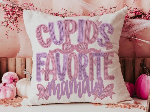 Personalized Cupid’s Favorite Valentine Throw Pillow, 18x18