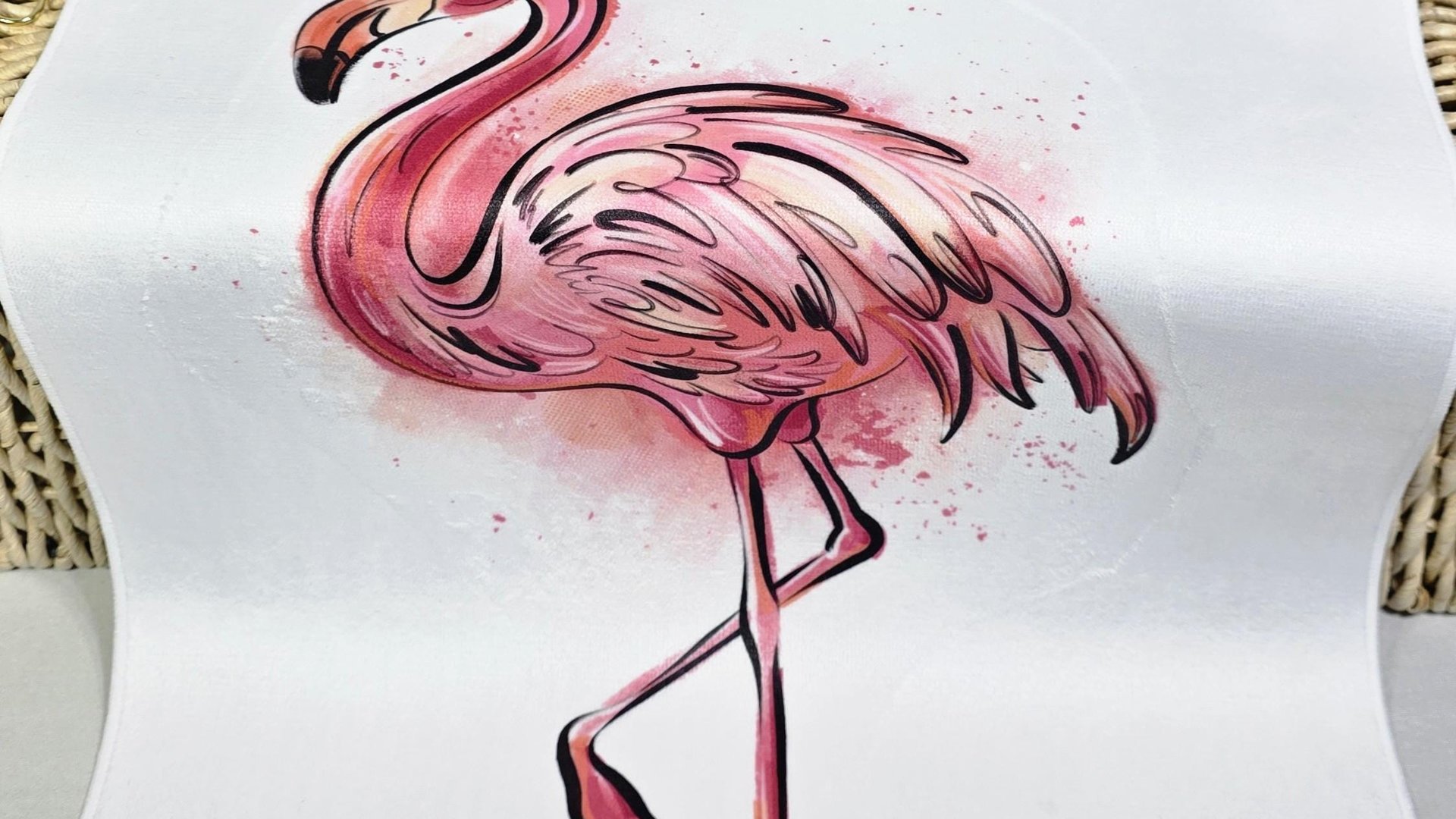 flamingo golf towel for women, beachy golf girls trip gifts for friends, golfing gear, summer golf gifts for ladies, cute golf accessories