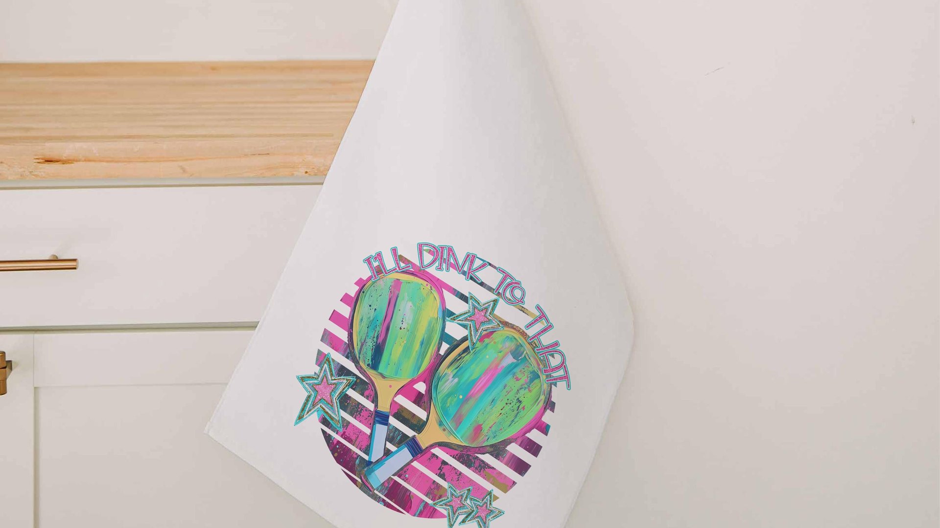 I'll dink to that pickleball towels for women, cute pickleball gifts for players, funny pickleball accessories, pickleball tournament gifts