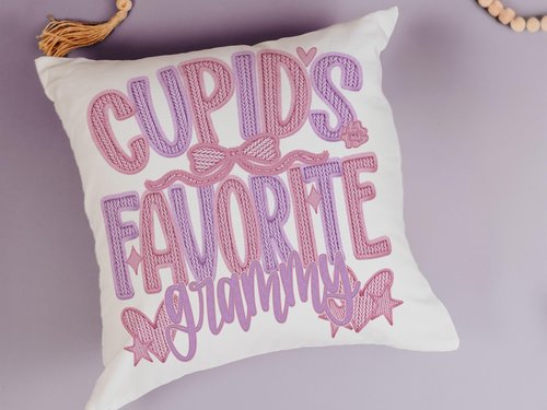 Personalized Cupid’s Favorite Valentine Throw Pillow, 18x18