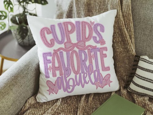 Personalized Cupid’s Favorite Valentine Throw Pillow, 18x18