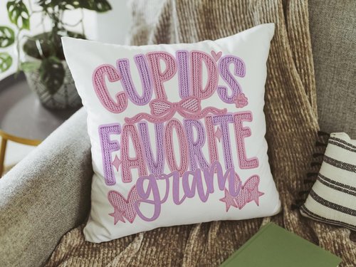Personalized Cupid’s Favorite Valentine Throw Pillow, 18x18